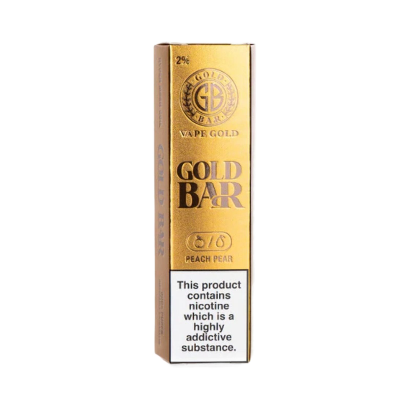 GOLD BAR LEMON ICE DISPOSABLE VAPE