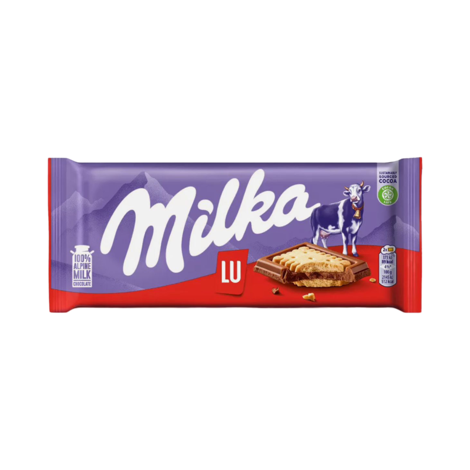 MILKA LU BISCUIT CHOCOLATE 87g