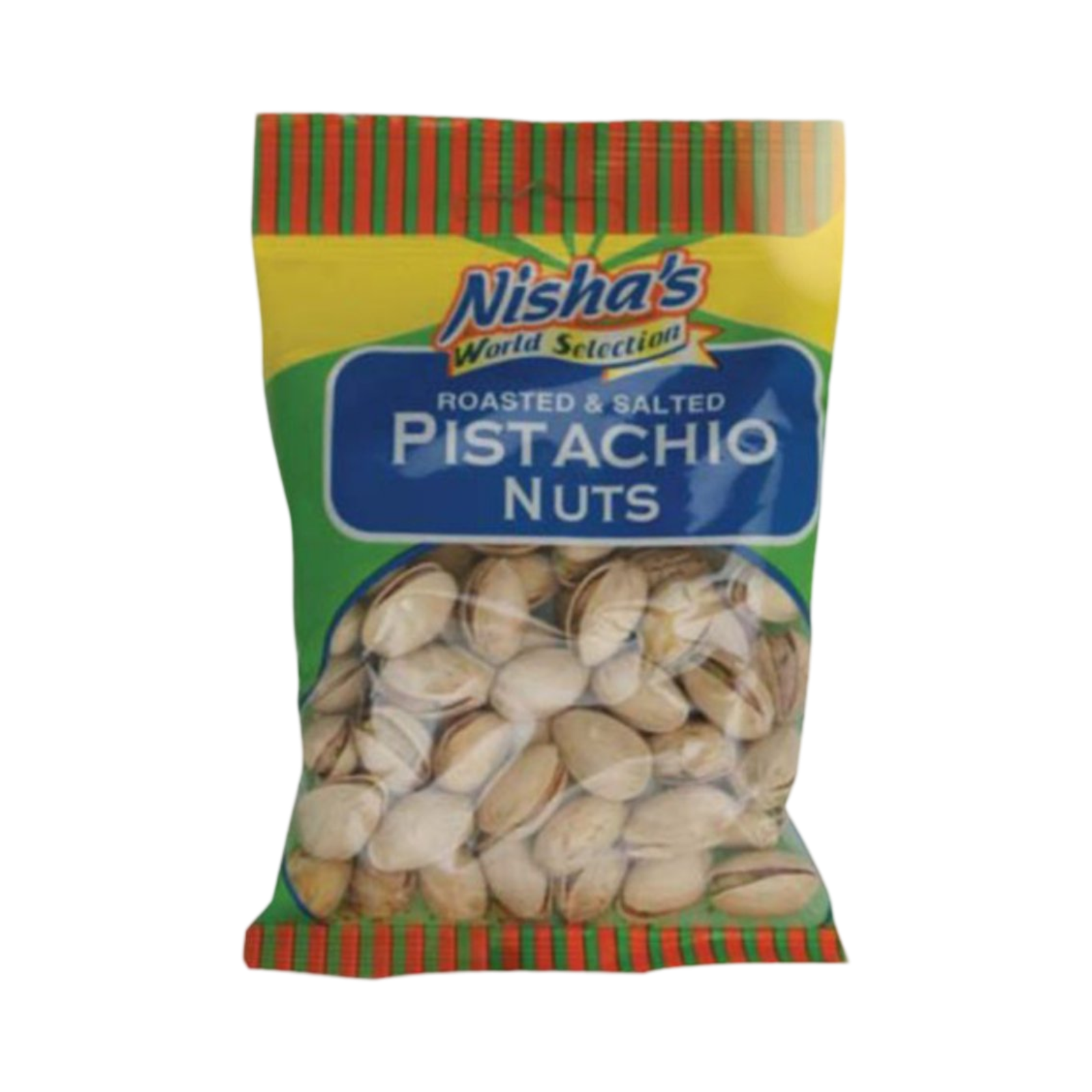 NISHA'S PISTACHIO NUTS ROASTED & SALTED 60g PACKET