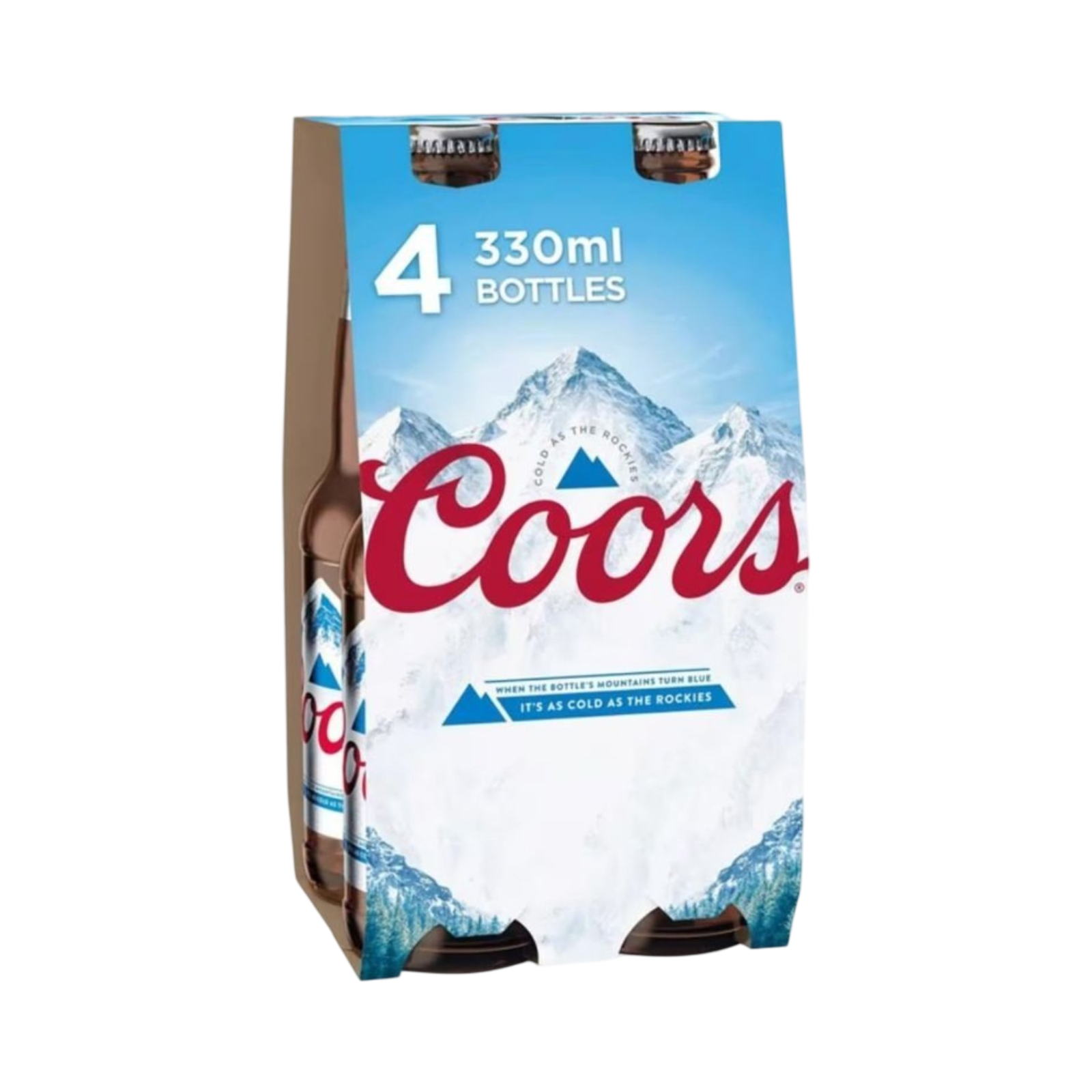 COORS LIGHT 4x330ml BOTTLES