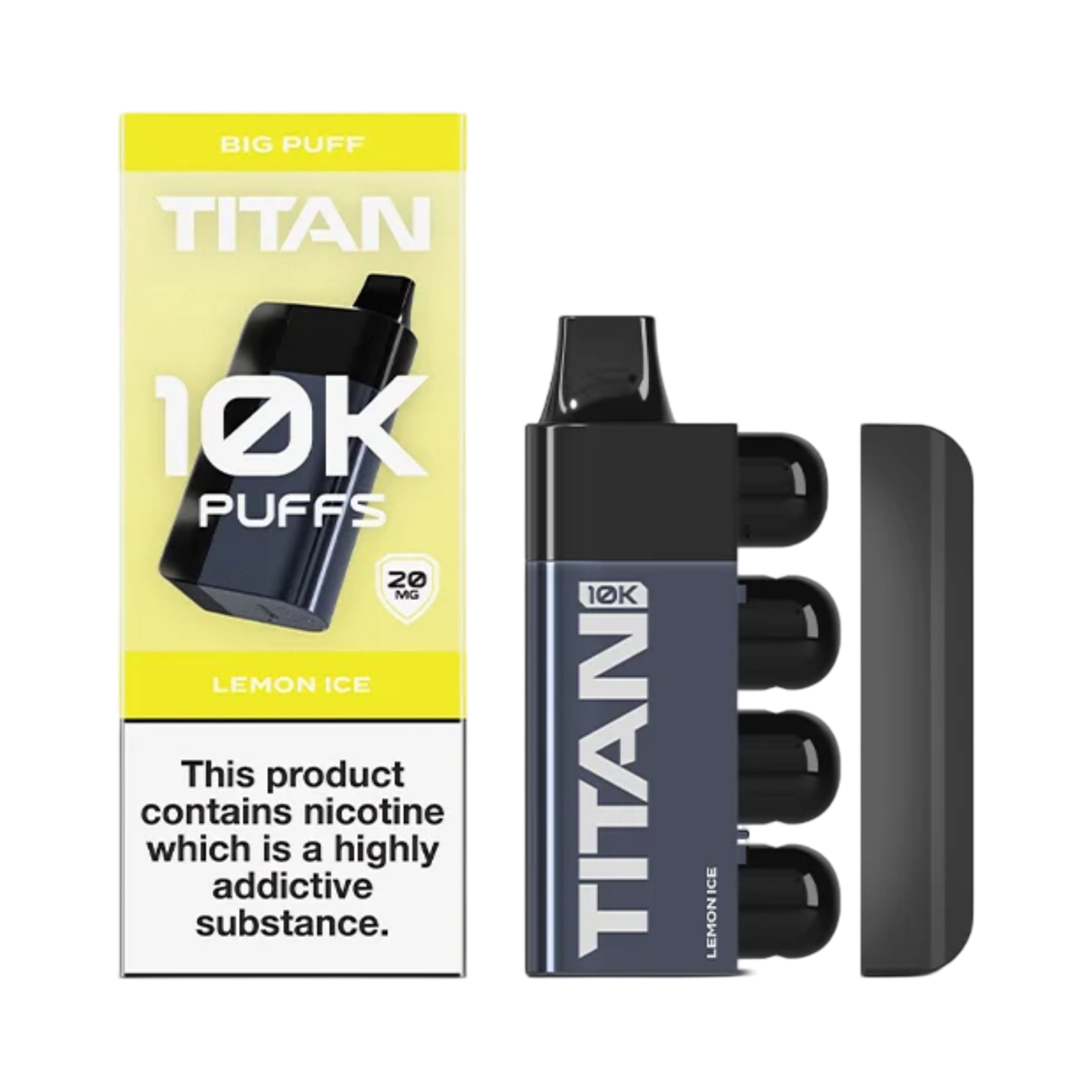 TITAN 10K PUFFS LEMON ICE FLAVOUR