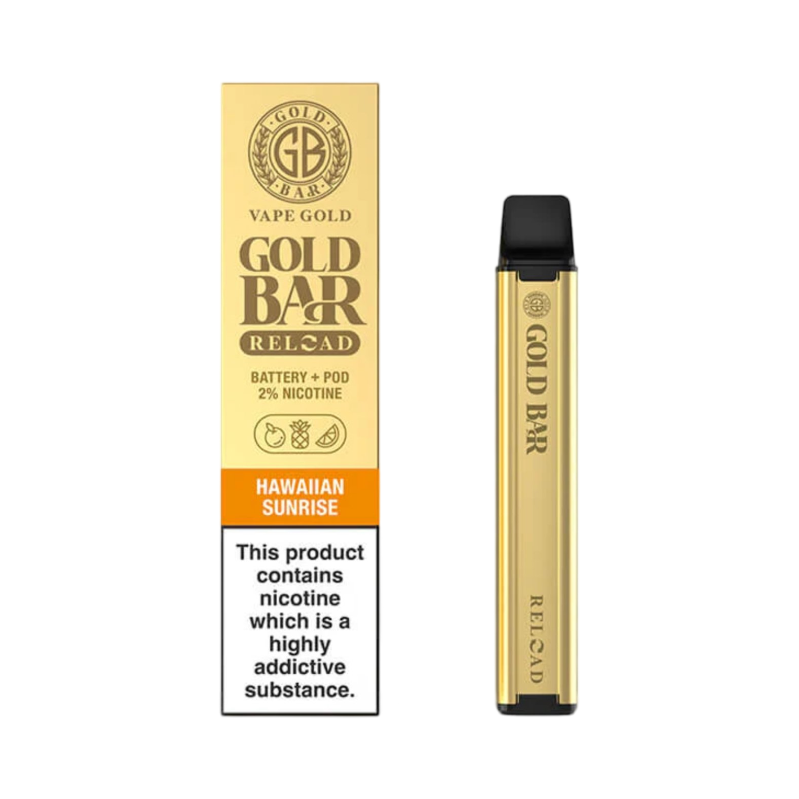 GOLD BAR RELOAD HAWAIIAN SUNRISE FLAVOUR