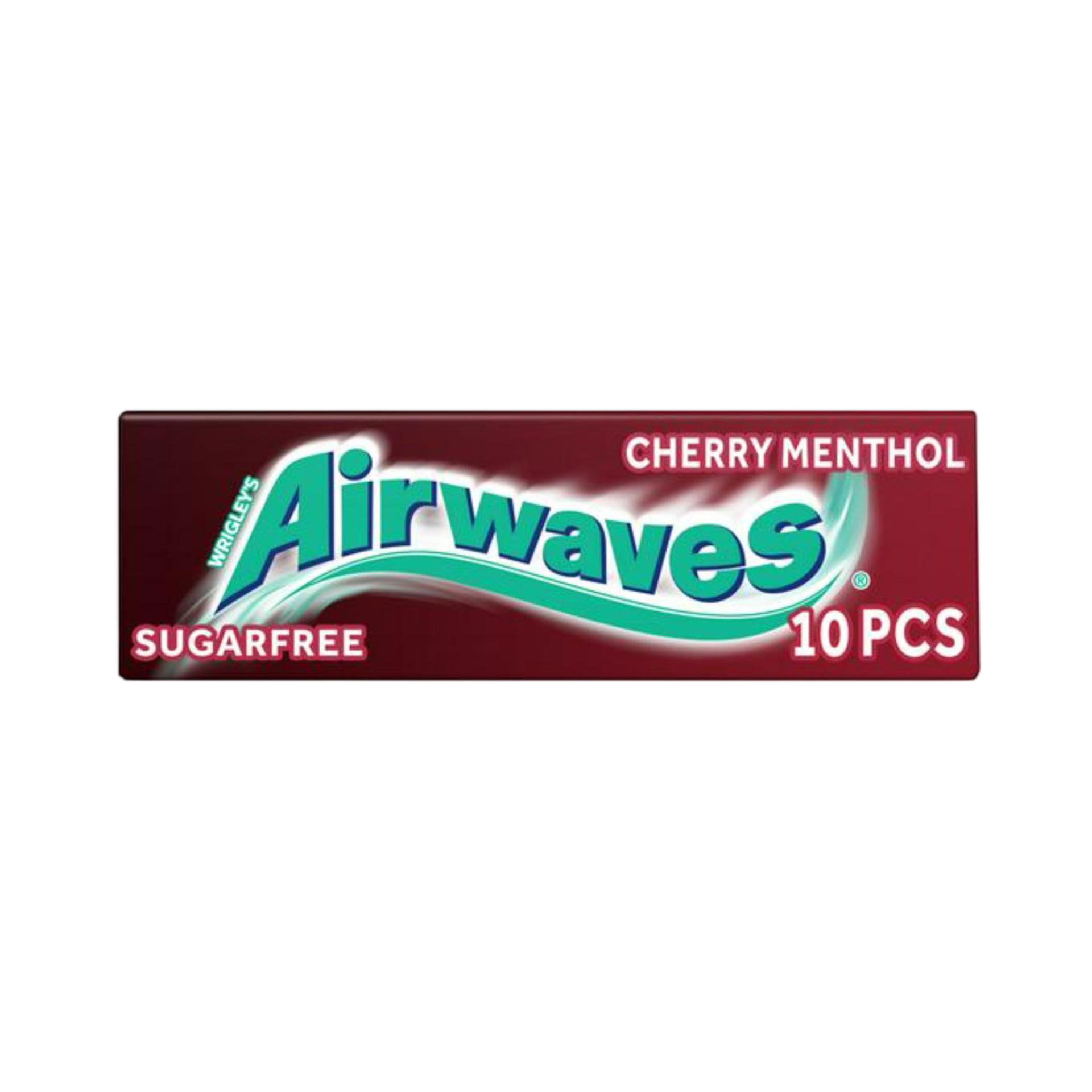 WRIGLEY'S AIRWAVES CHERRY MENTHOL SUGAR FREE GUM 10 PIECES