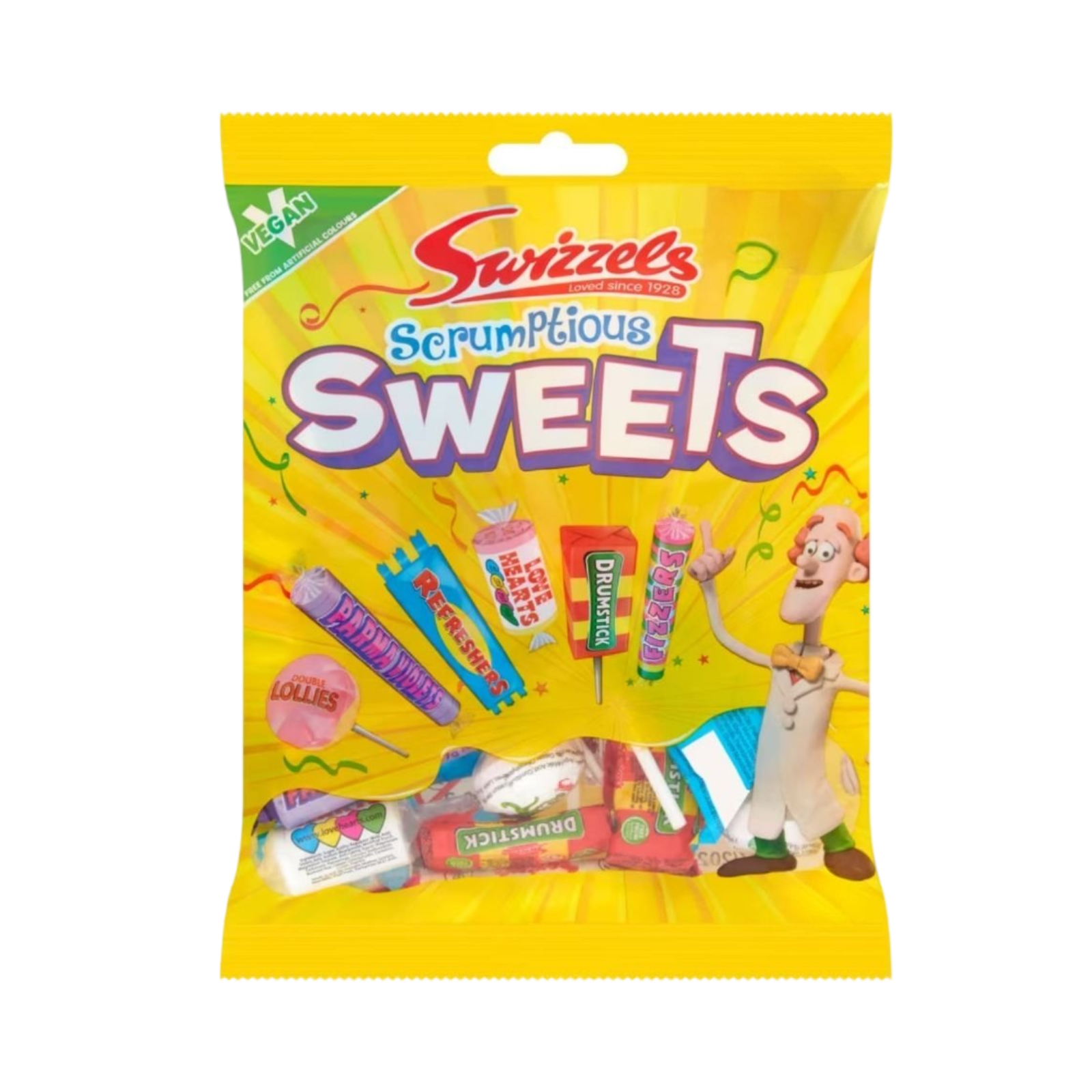 SWIZZELS SCUMPTIOUS SWEETS 134g PACKET