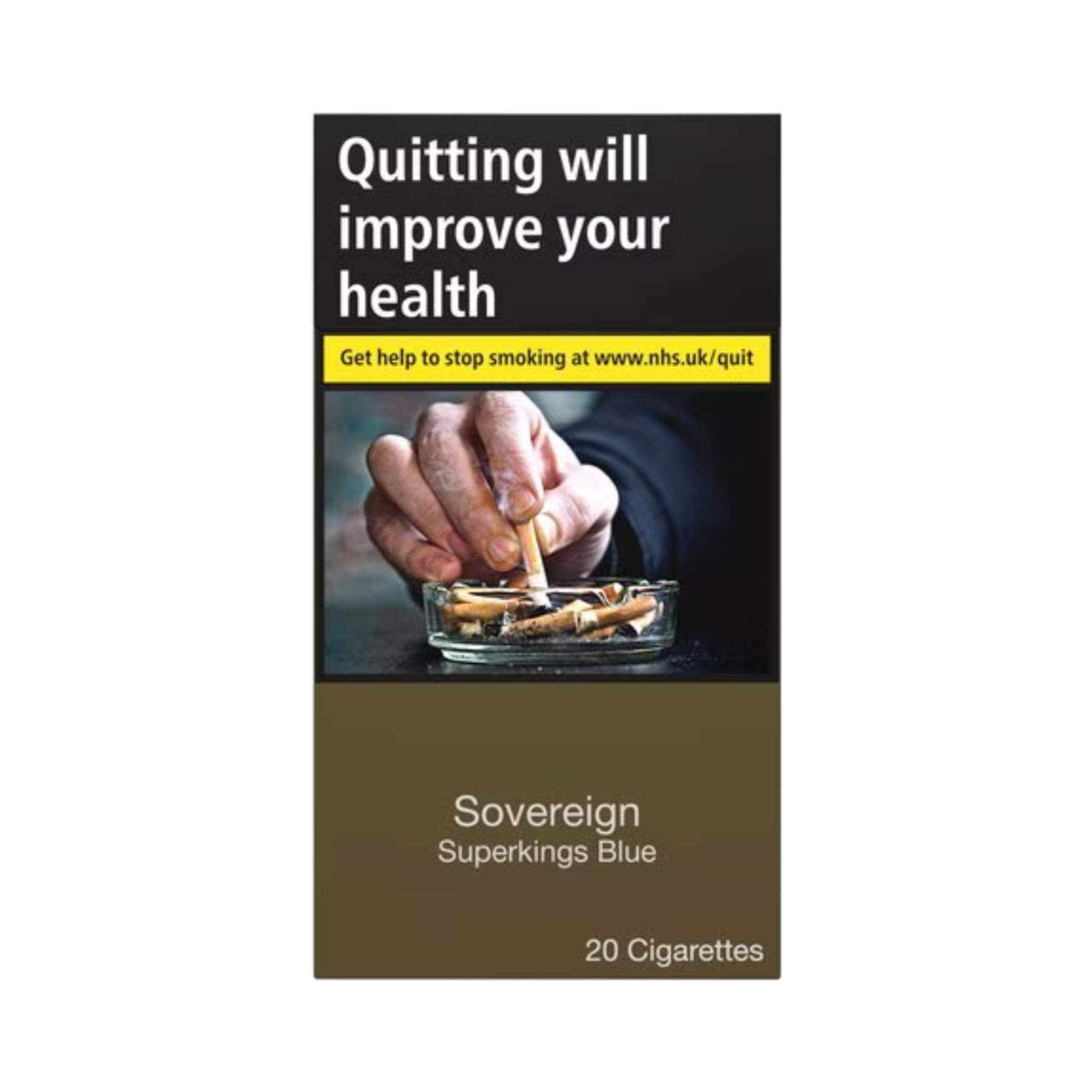 SOVEREIGN BLUE SUPERKINGS 20 CIGARETTE