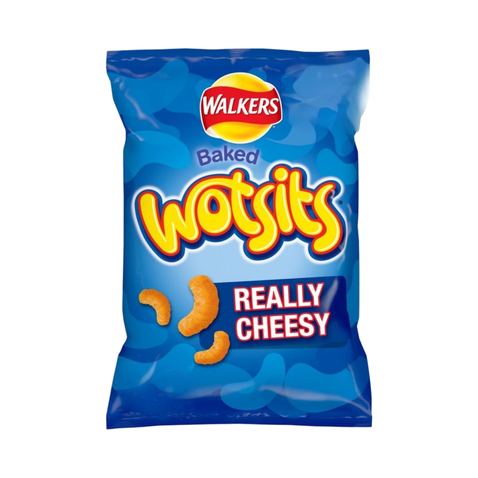 WALKERS BAKED WOTSITS CHEESE FLAVOUR SNACKS 60g PACKET