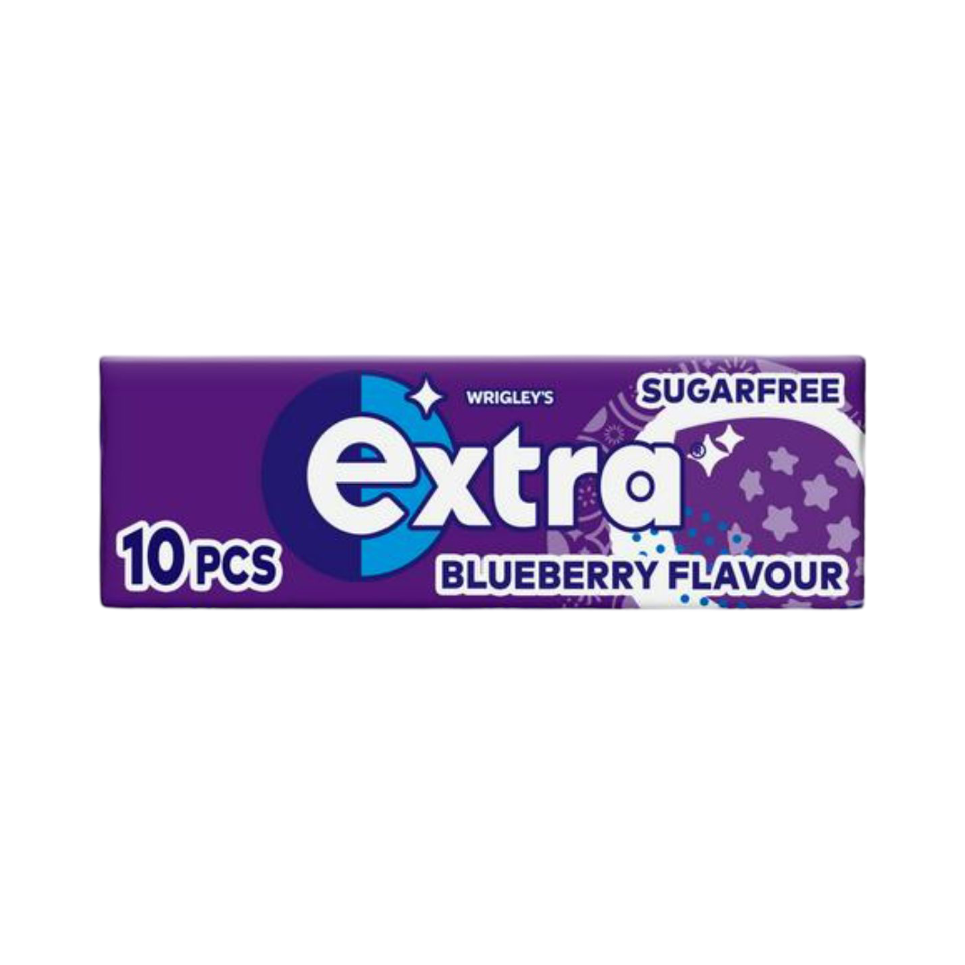 WRIGLEY'S EXTRA BLUEBERRY FLAVOUR SUGAR FREE GUM 10 PIECES