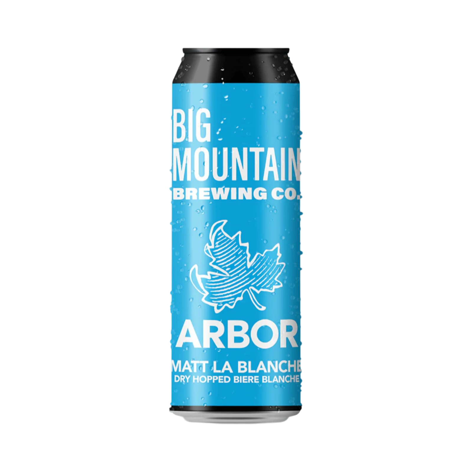 ARBOR & BIG MOUNTAIN BREWERY DRY HOPPED BEER BLANCHE 568ml CAN