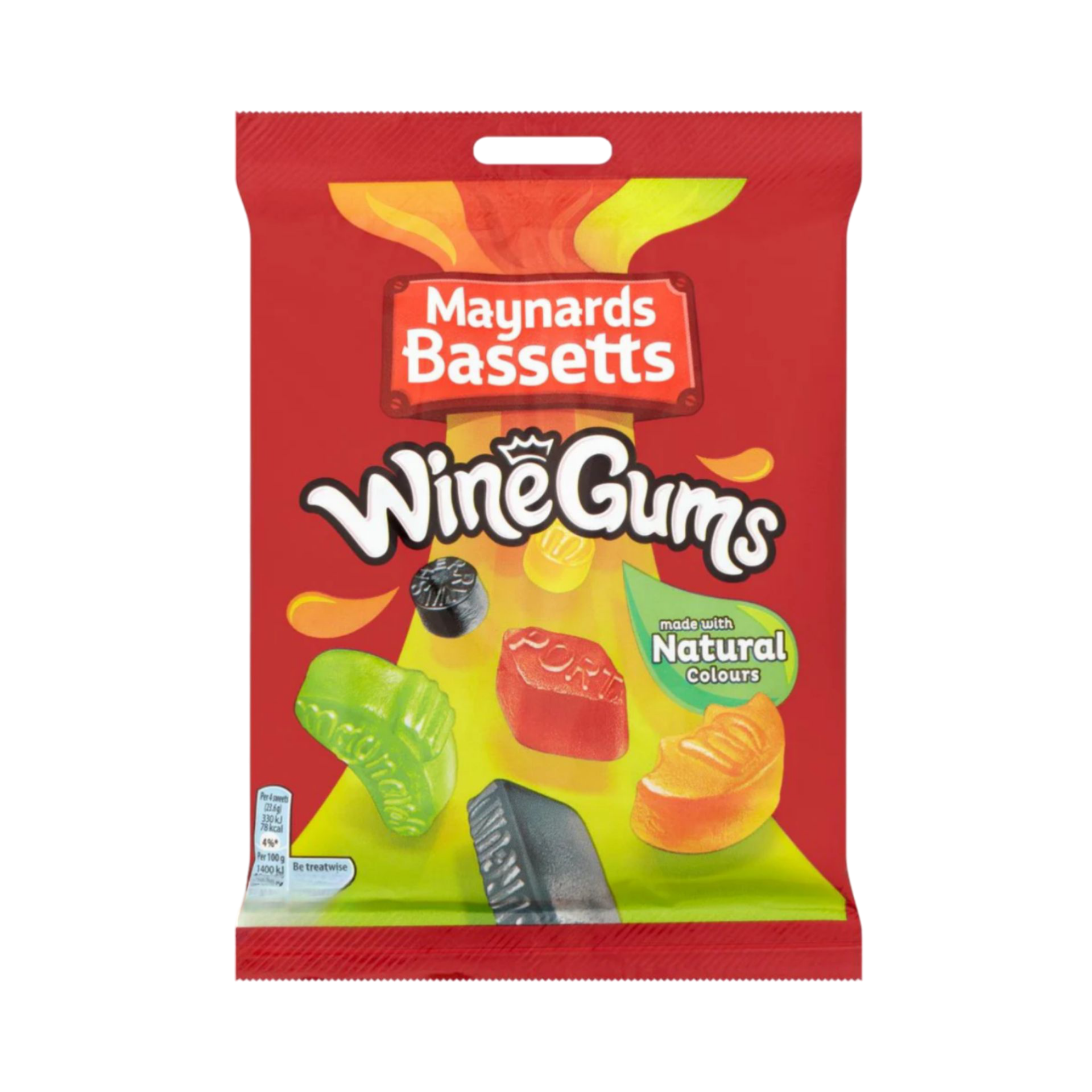 MAYNARDS BASSETTS WINE GUMS 130g