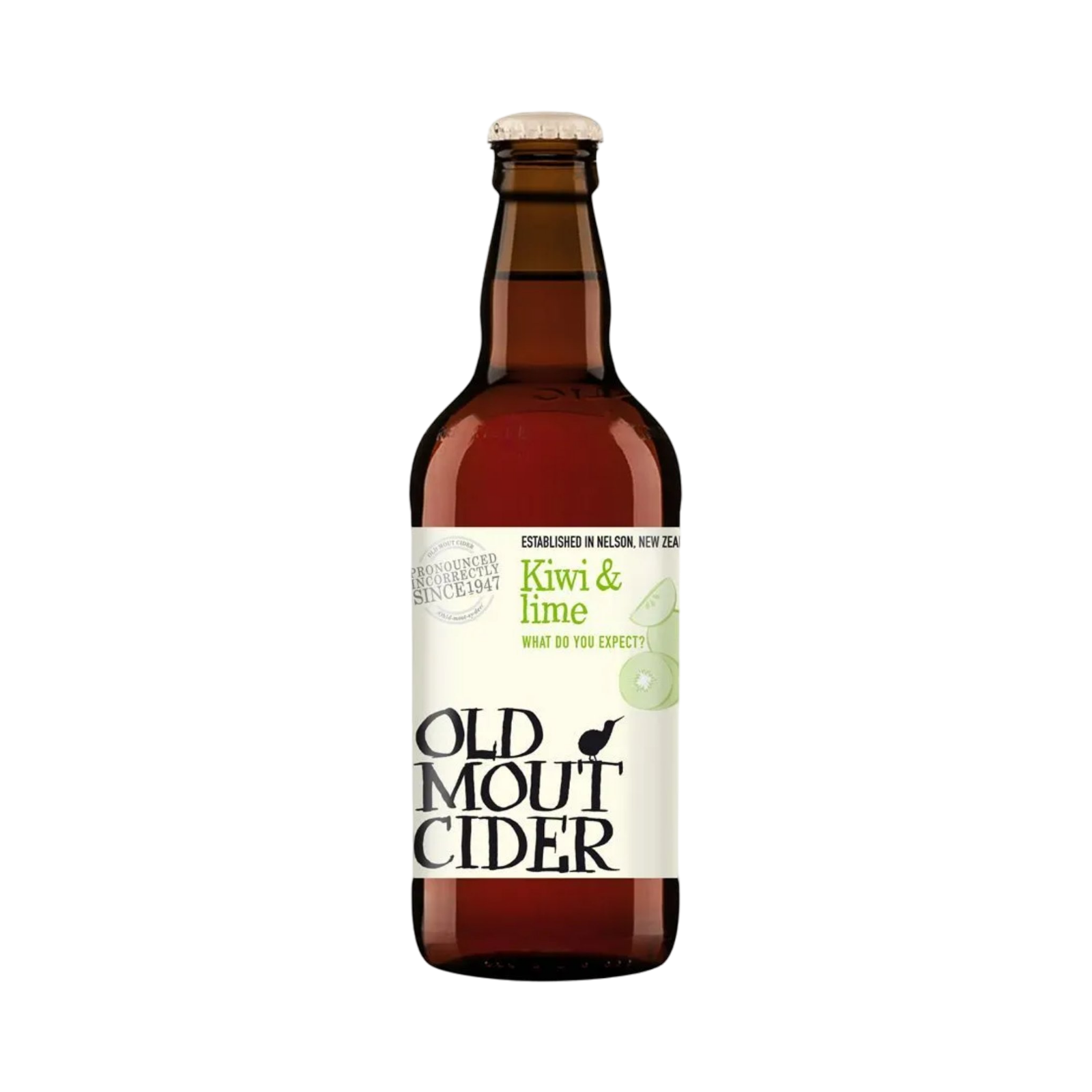 OLD MOUT CIDER KIWI & LIME FLAVOUR 500ml BOTTLE