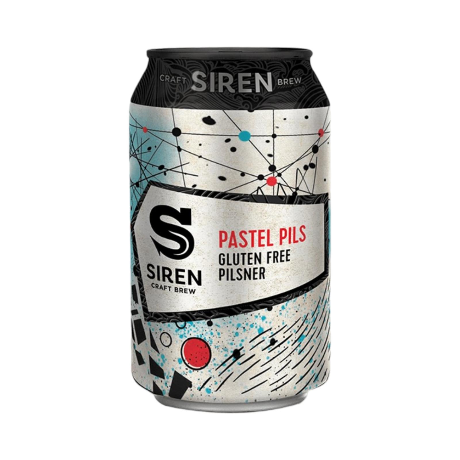 SIREN PASTEL PILS GLUTEN FREE PILSNER 330ml CAN