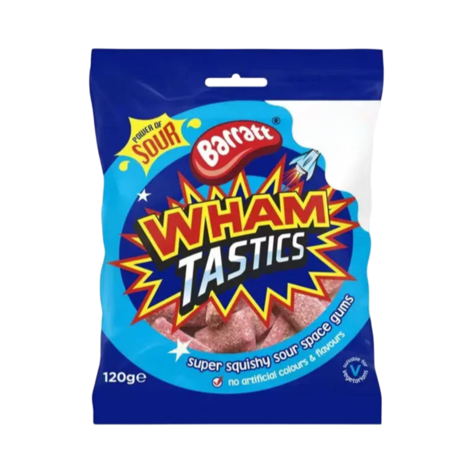 BARRATT WHAM TASTICS 120g PACKET