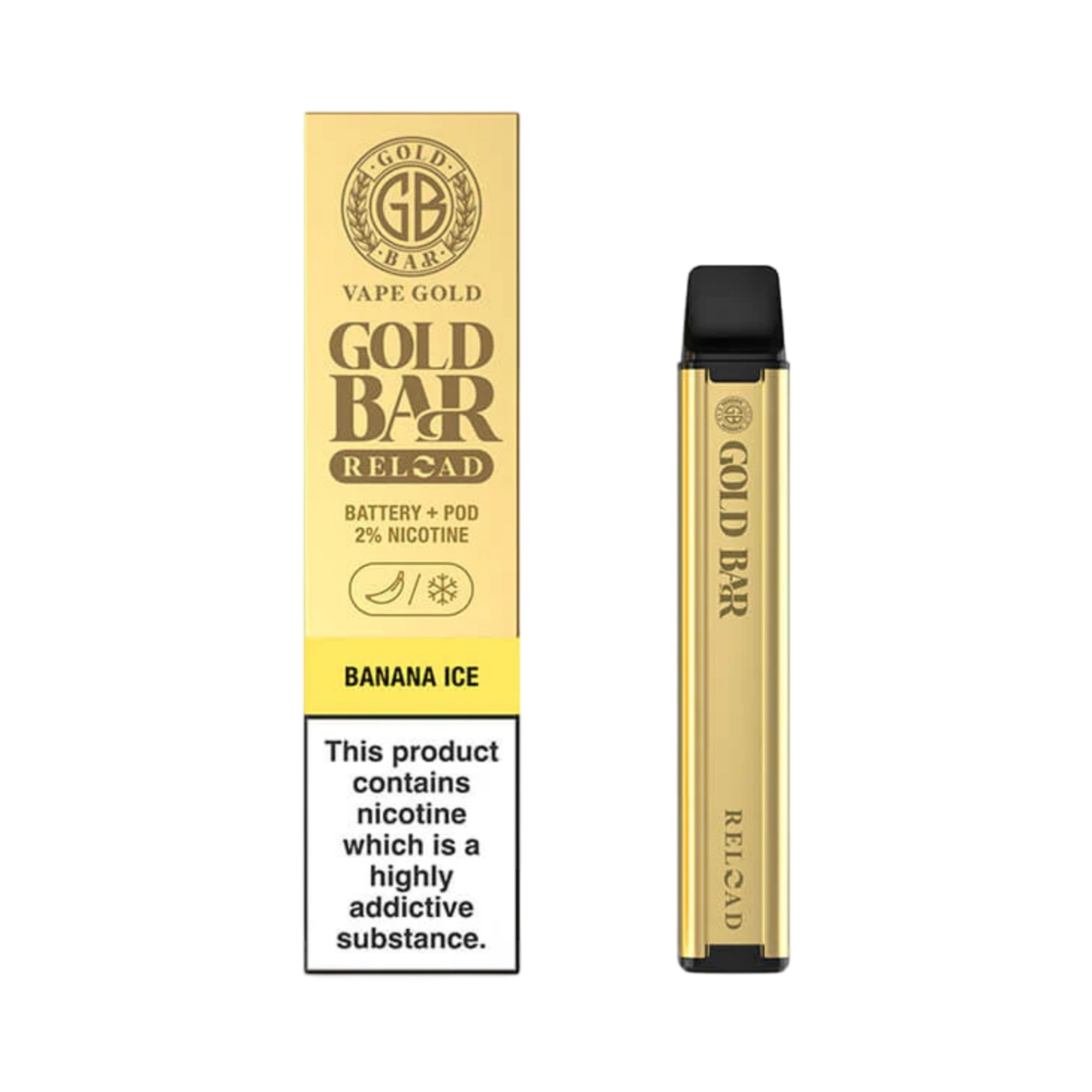 GOLD BAR RELOAD BANANA ICE FLAVOUR