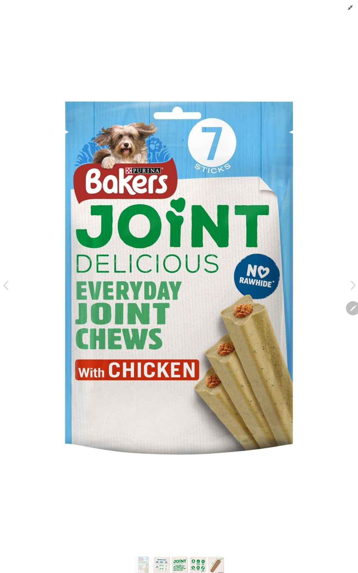 BAKERS JOINT DELICIOUS EVERY DAY JOINT CHEWS WITH CHICKEN 240g