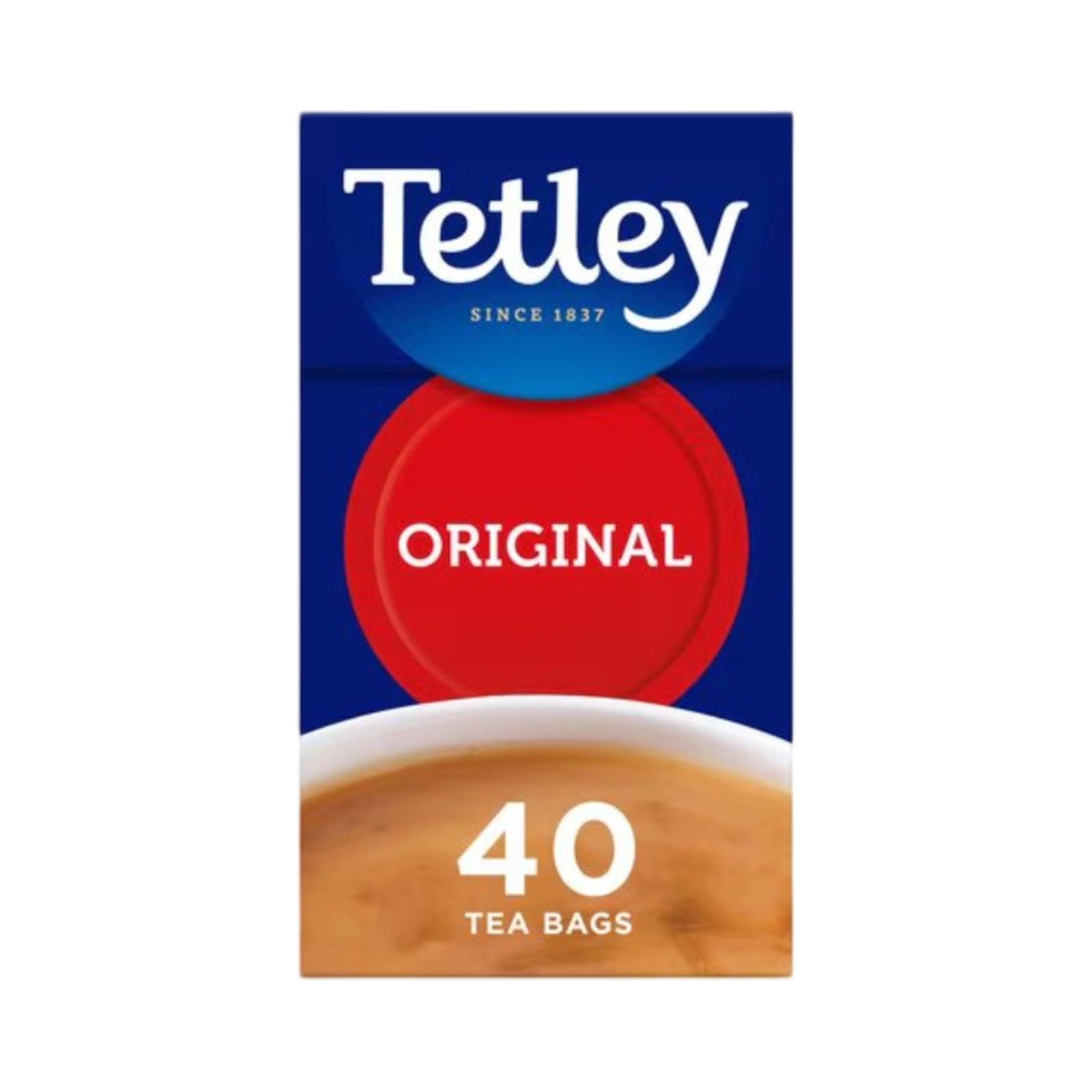 TETLEY 40 TEA BAGS 125g