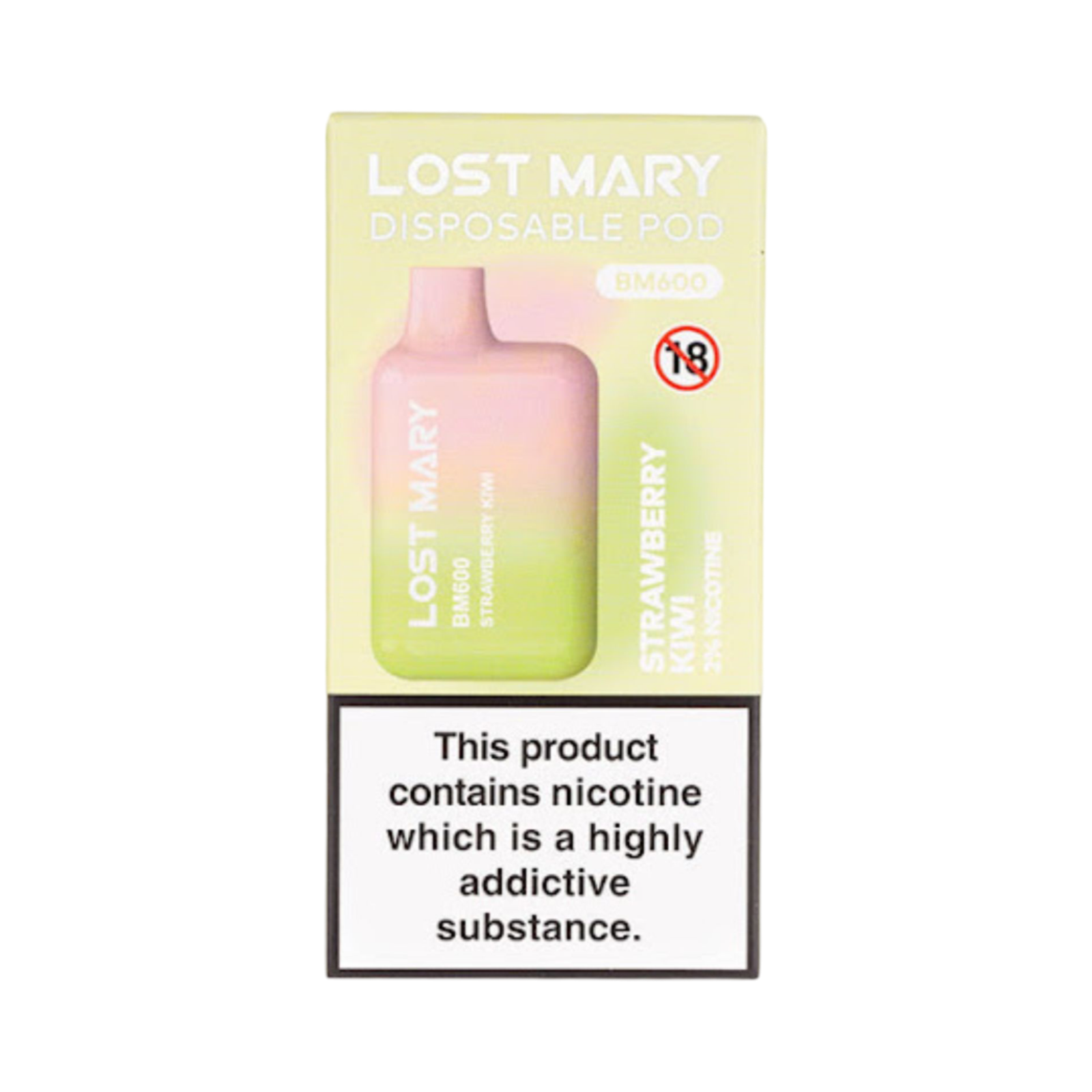 LOST MARY BM600 STRAWBERRY KIWI DISPOSABLE VAPE