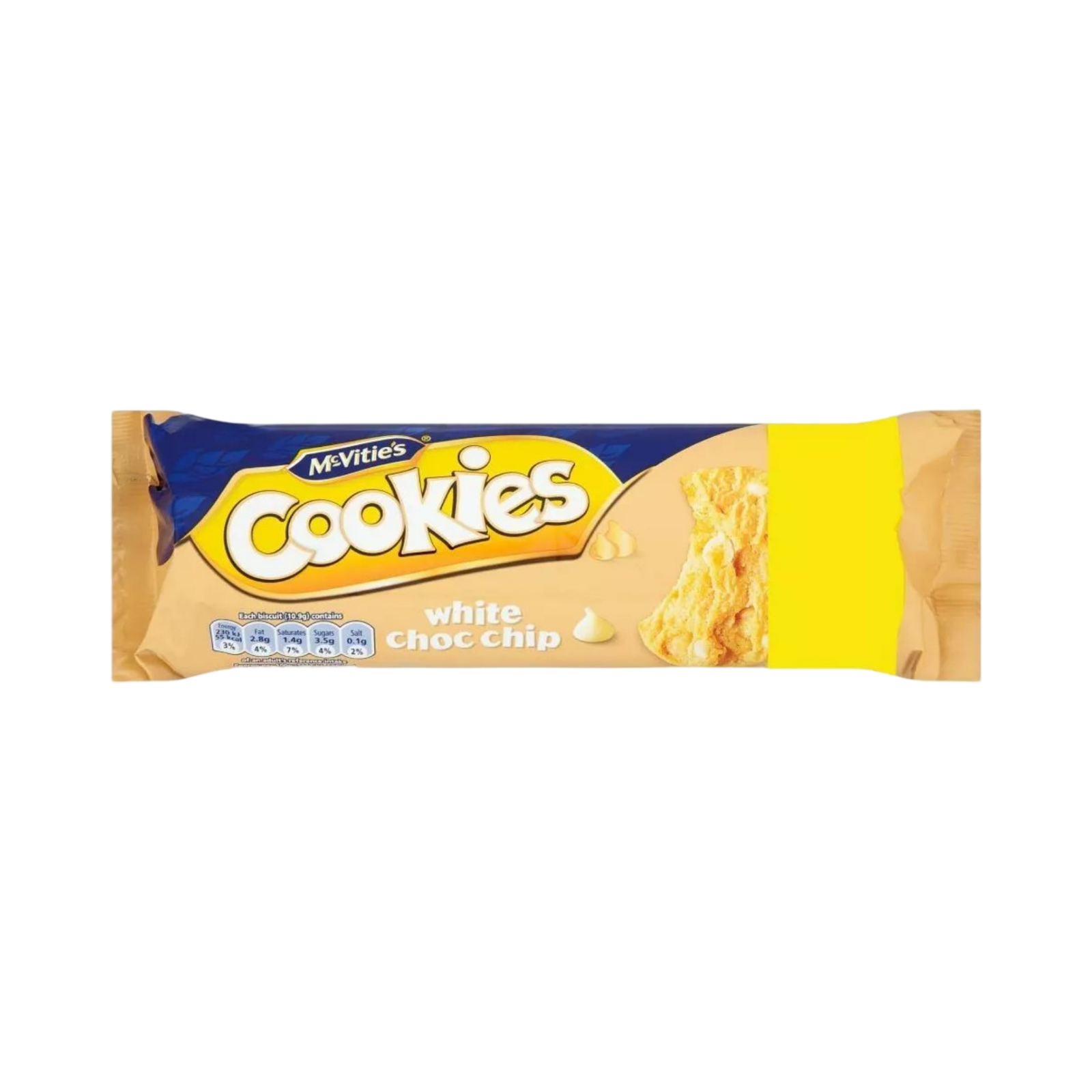 MCVITIE'S COOKIES WHITE CHOC CHIP 150g PACKET