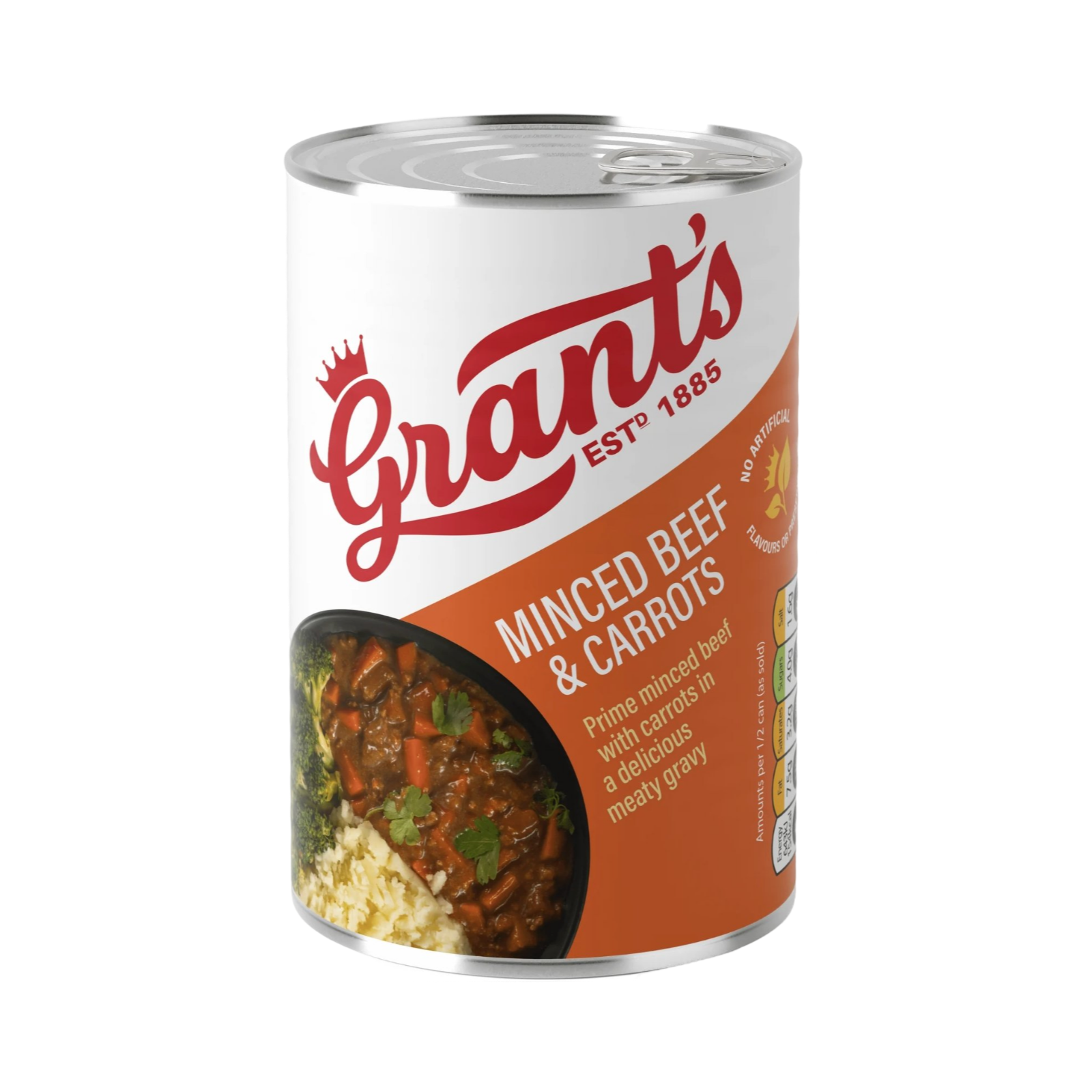 GRANT'S MINCES BEEF & CARROTS 392g CAN