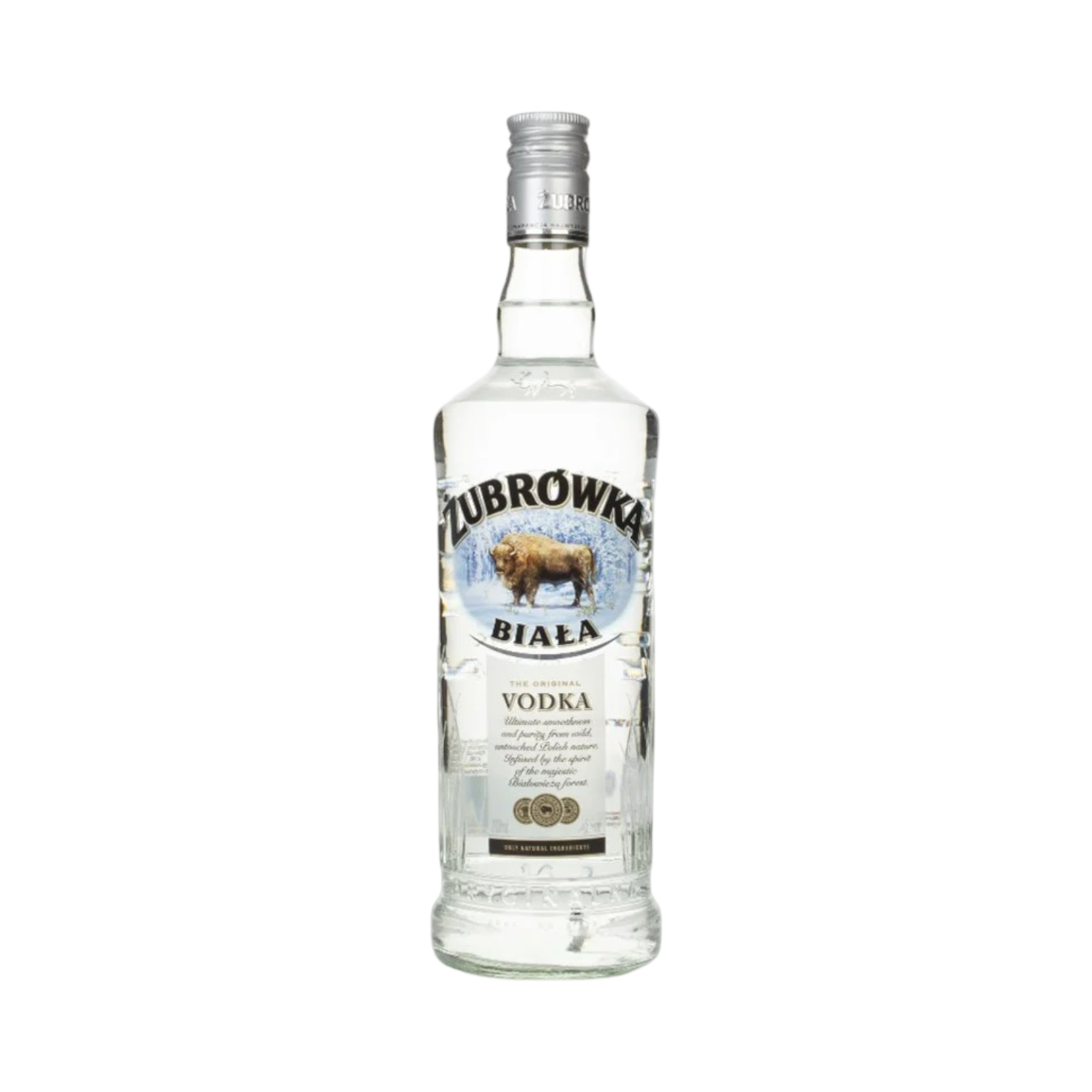 ZUBROWKA BIALA THE ORIGINAL VODKA 70cl BOTTLE