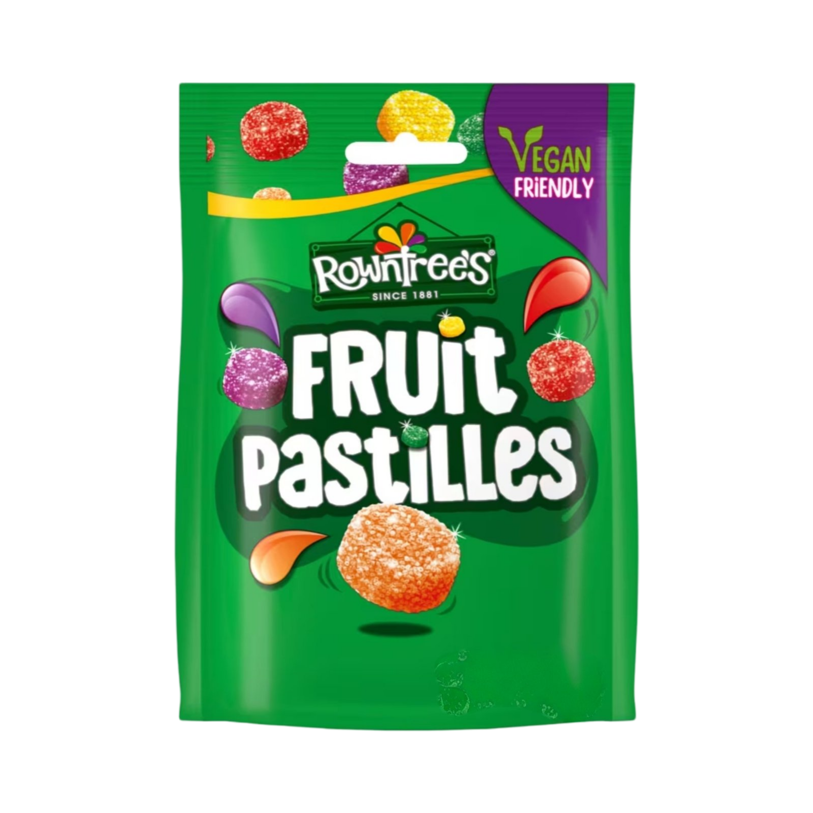 ROWNTREE'S FRUIT PASTILLES PACKET 120g