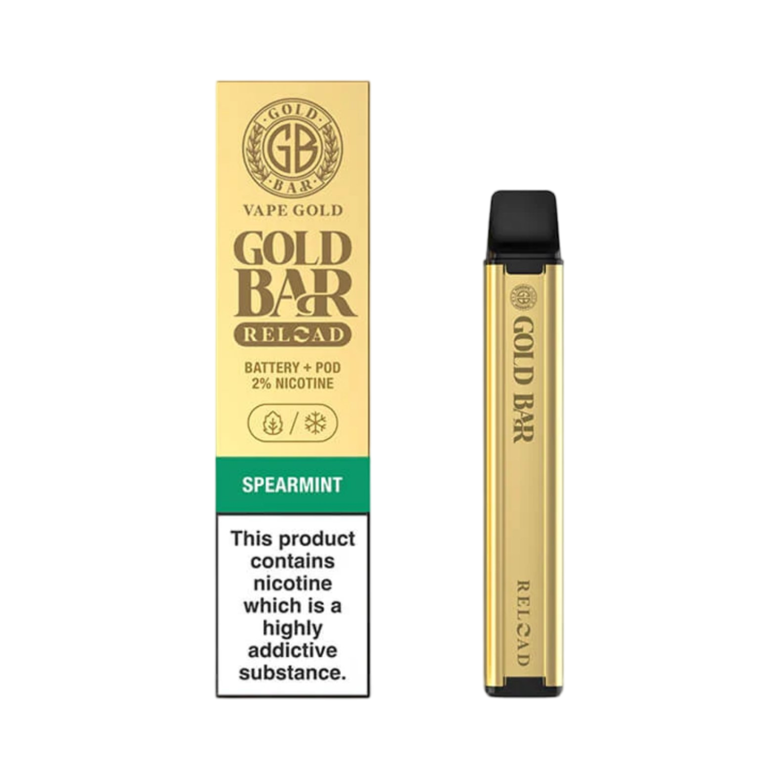 GOLD BAR RELOAD SPEARMINT FLAVOUR