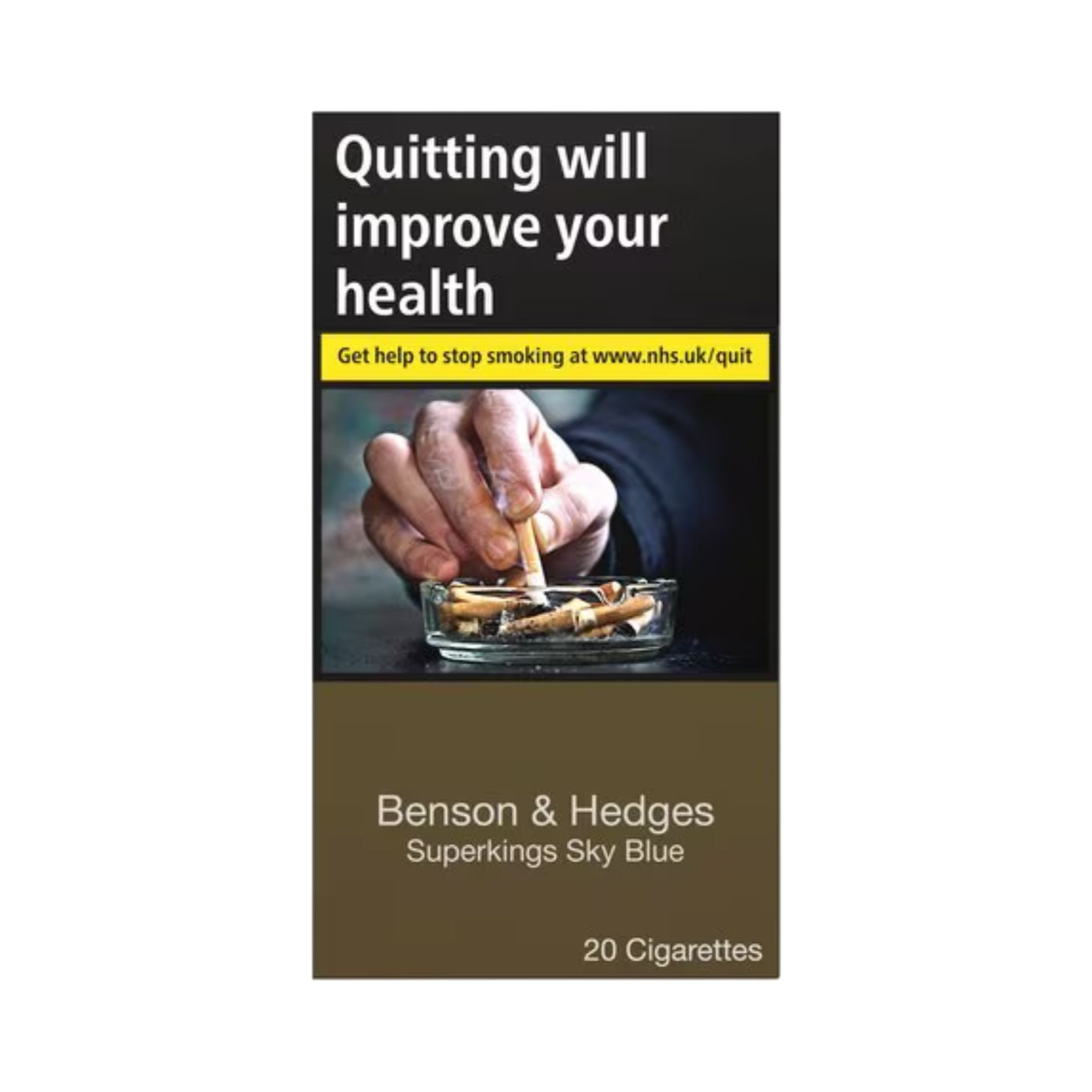 BENSON & HEDGES SKY BLUE SUPERKINGS 20 CIGARETTE