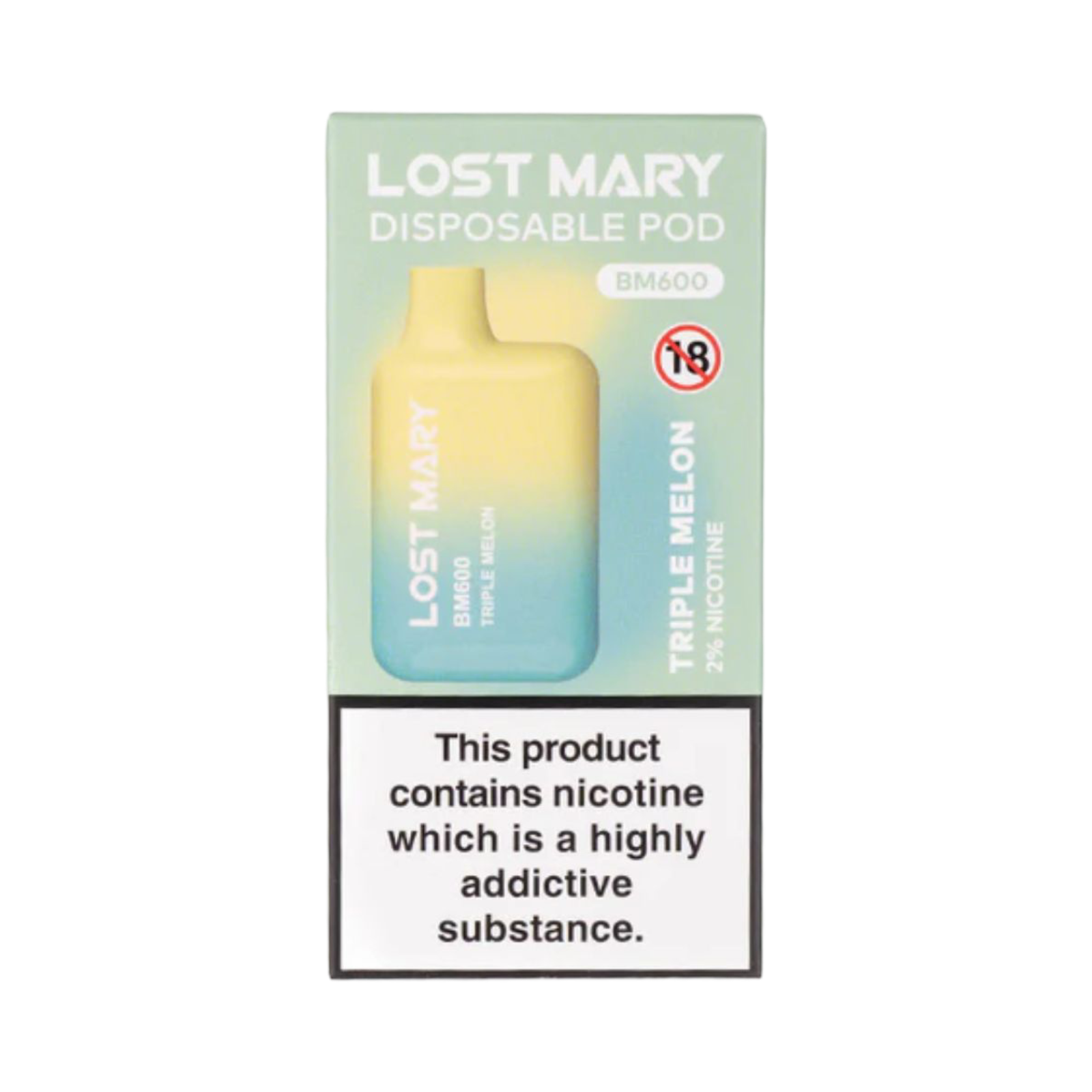 LOST MARY BM600 TRIPLE MELON DISPOSABLE VAPE