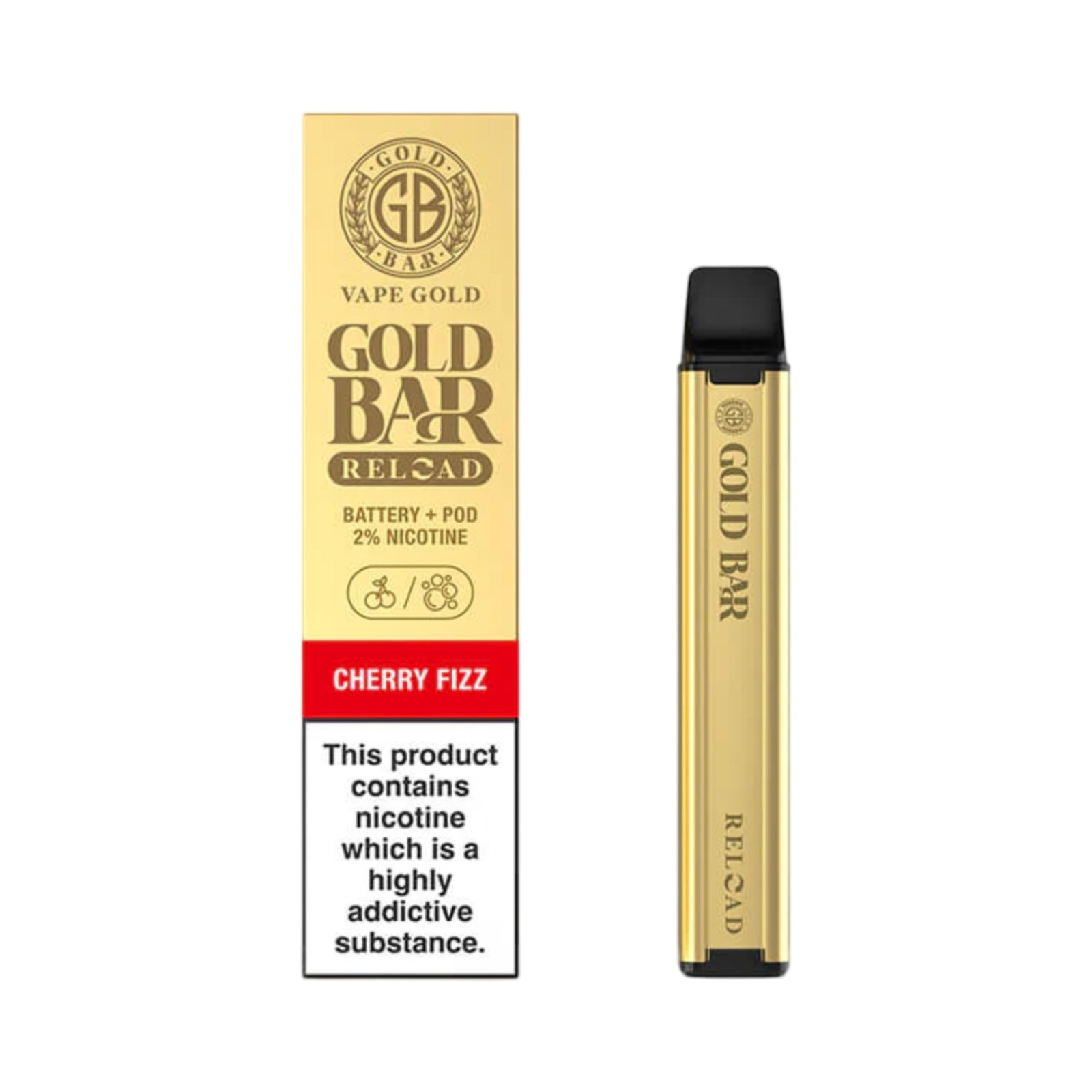 GOLD BAR RELOAD CHERRY FIZZ FLAVOUR