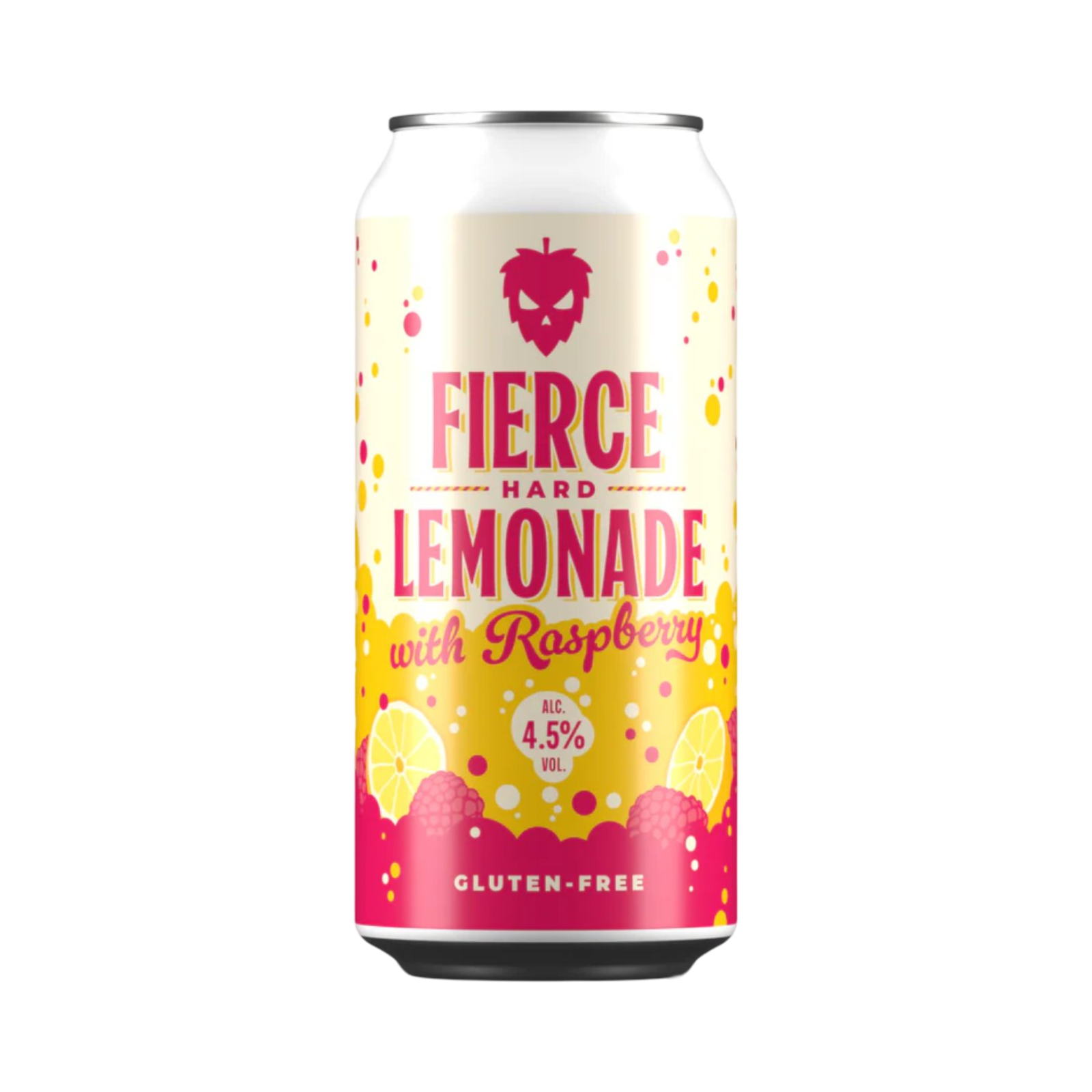 FIERCE BEER HARD LEMONADE WITH RASPBERRY GLUTEN FREE 440ml CAN