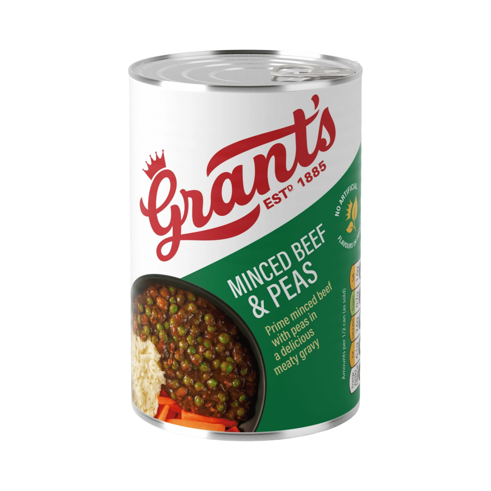 GRANT'T MINCED BEEF & PEAS 392g CAN