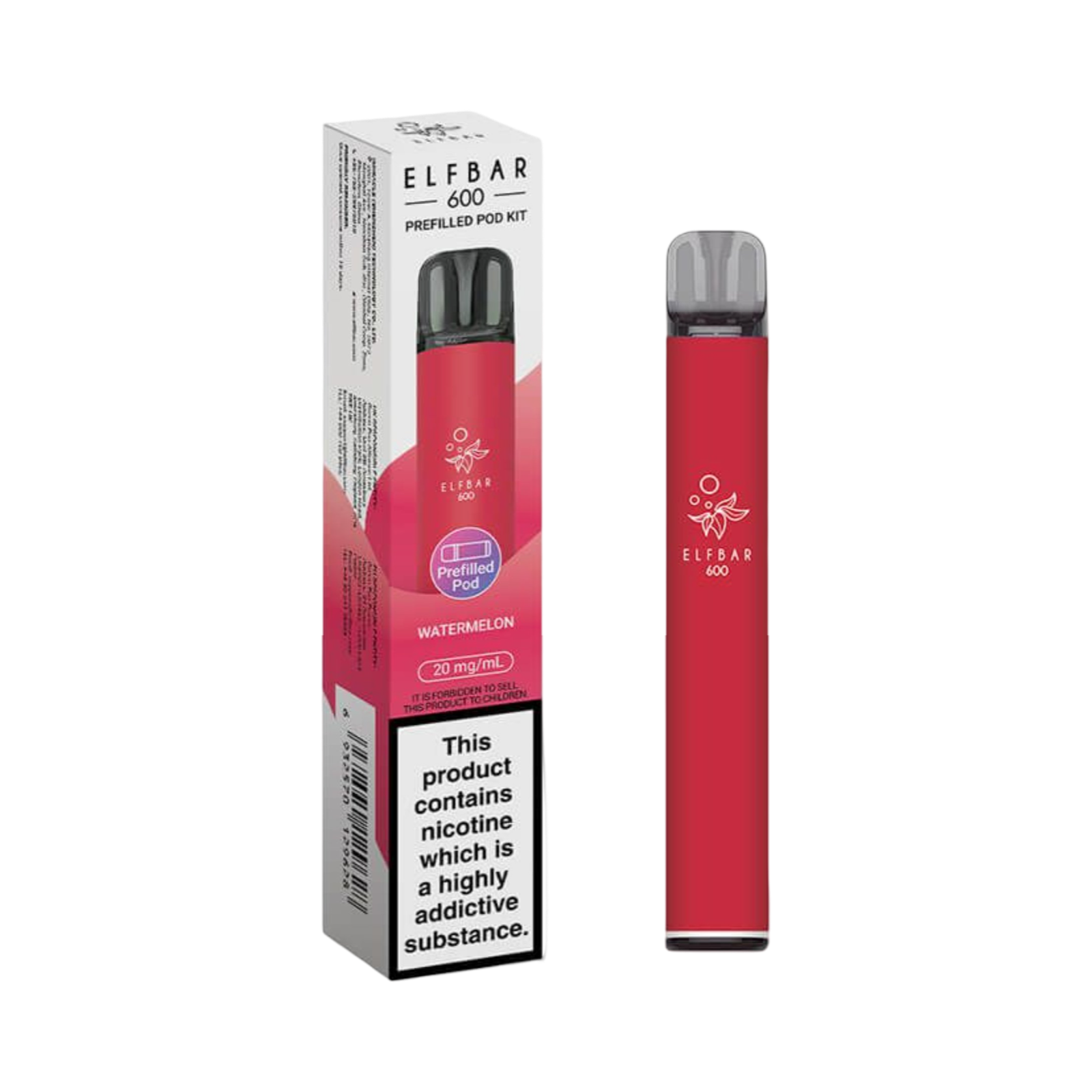 ELFBAR 600 PREFILLED POD KIT WATERMELON