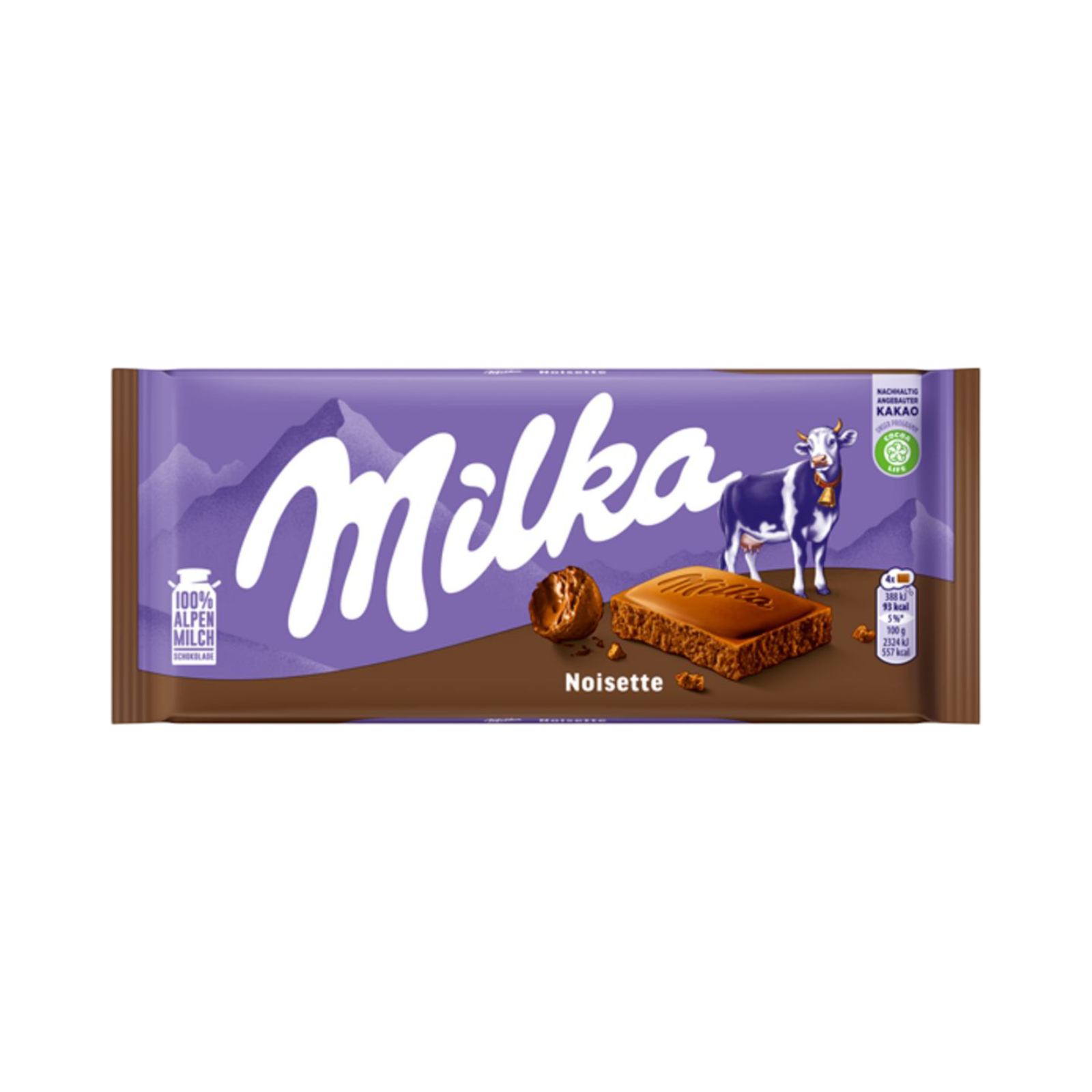 MILKA NOISETTE CHOCOLATE BAR 100g