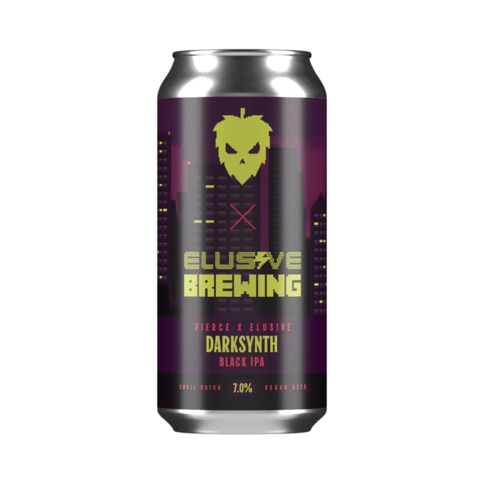 FIERCE BEER ELUSIVE BREWING DARK SYNTH DARK IPA 440ml CAN