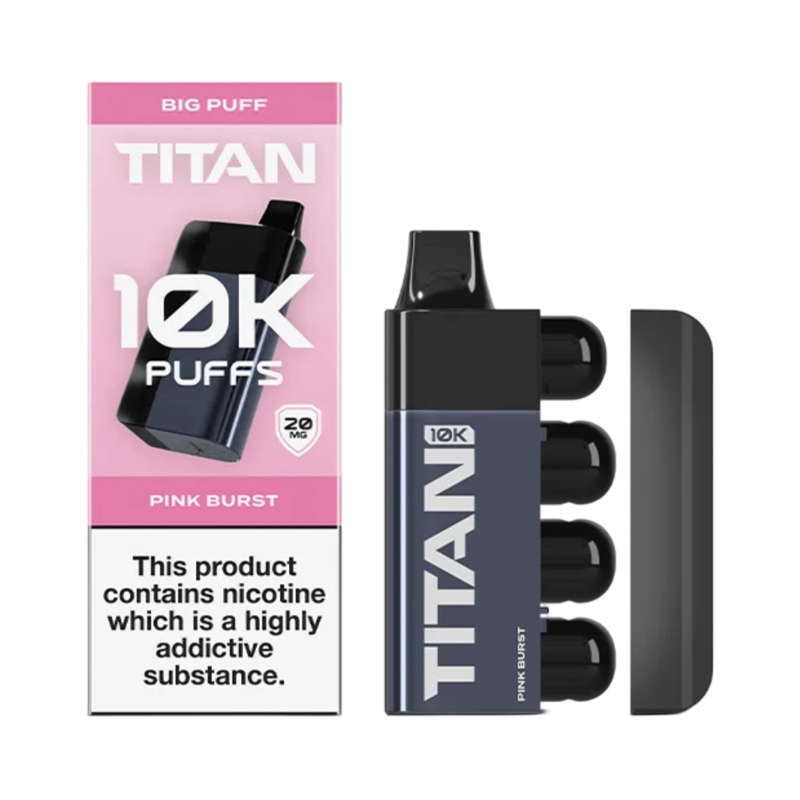 TITAN 10K PUFFS PINK BURST FLAVOUR