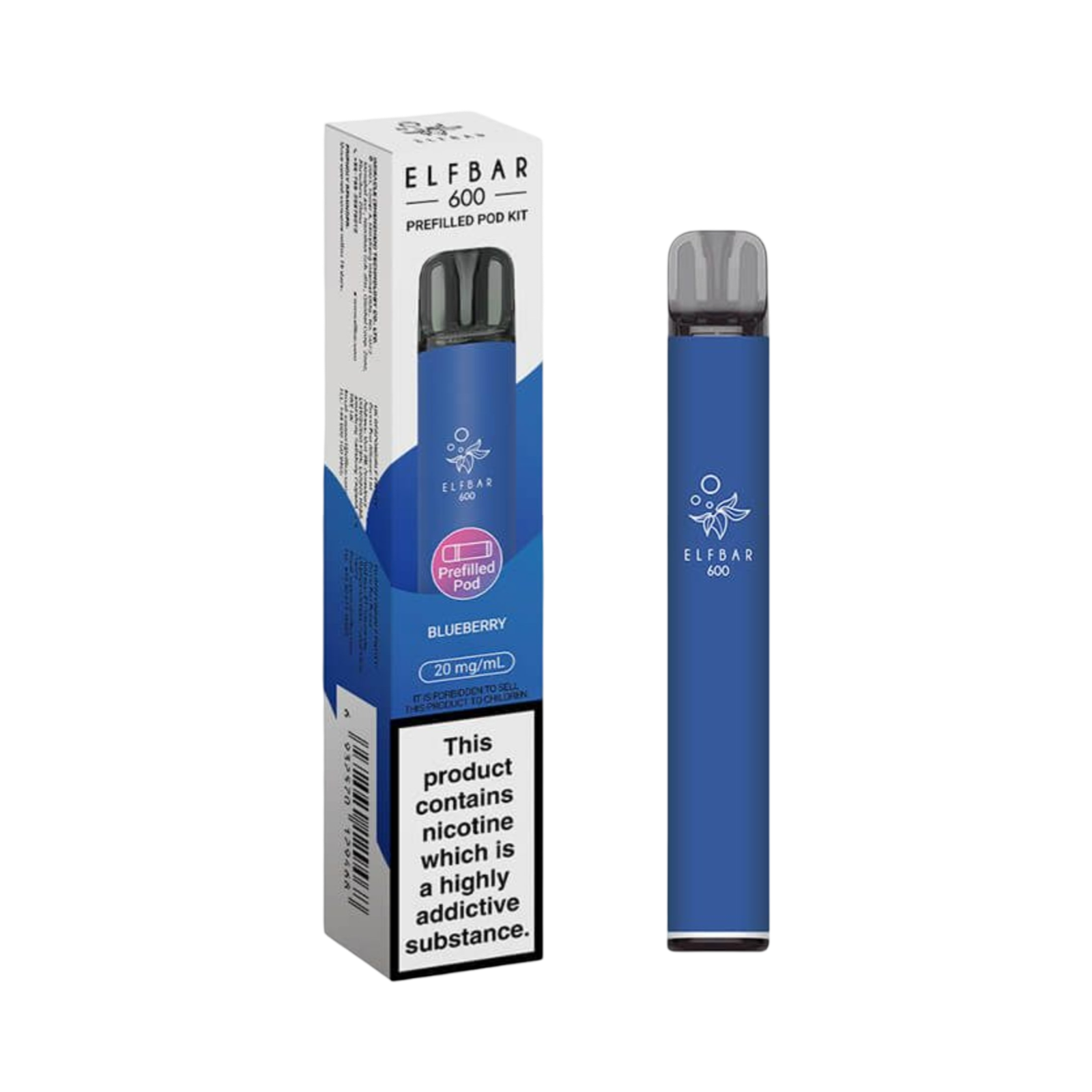 ELFBAR 600 PREFILLED POD KIT BLUEBERRY