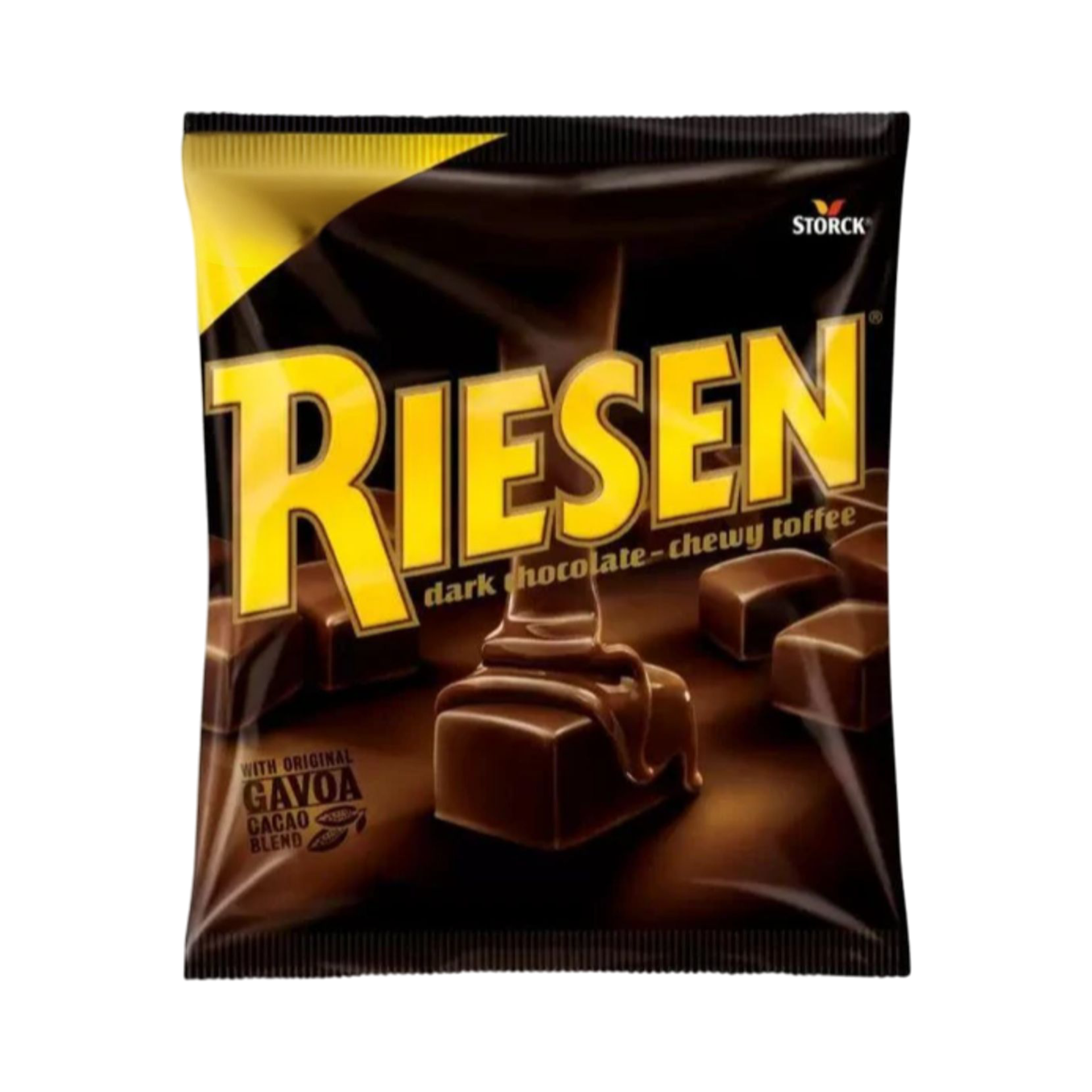 RIESEN DARK CHOCOLATE CHEWY TOFFEE 110g