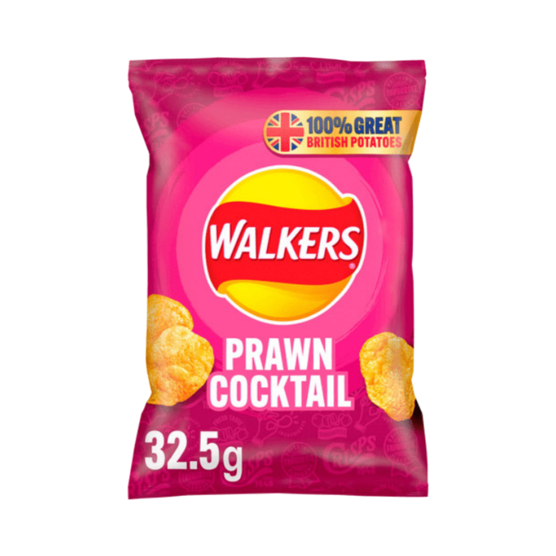 WALKERS PRAWN COCKTAIL CRISPS 32.5g