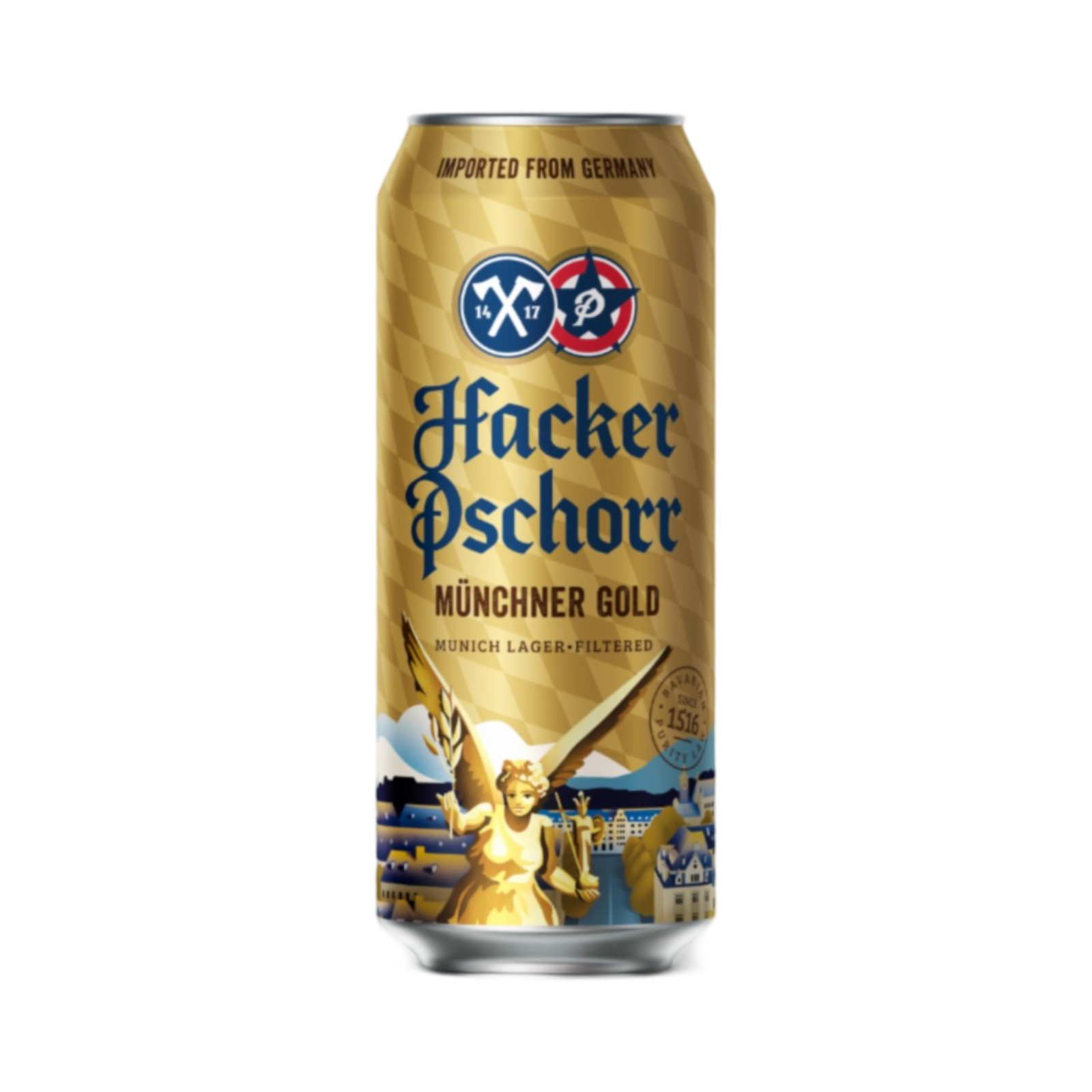 HACKER PSCHORR MUNCHNER GOLD BEER 500ml CAN