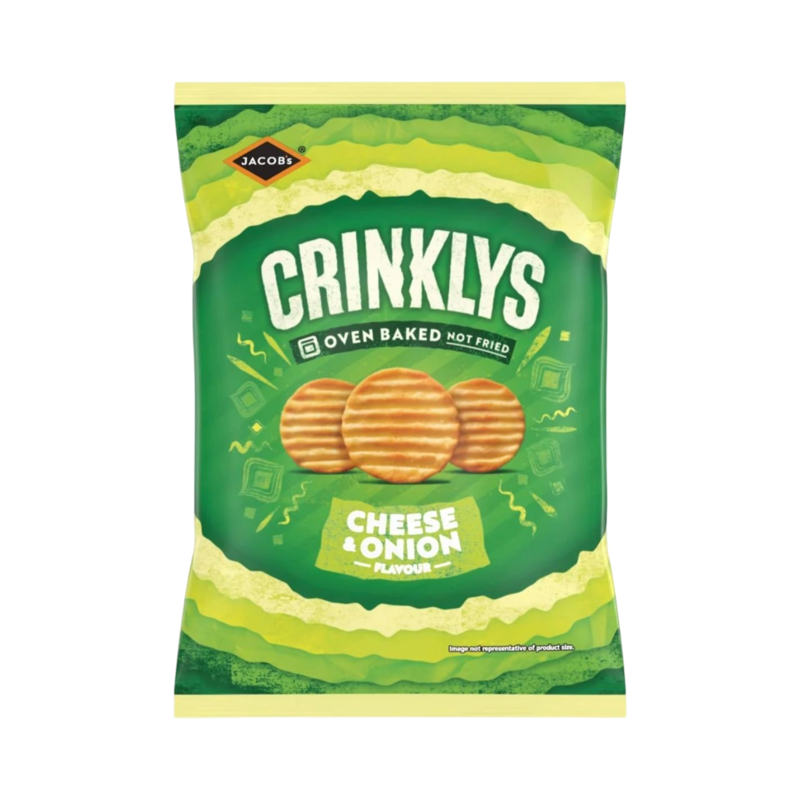 JACOB'S CRINKLYS  CHEESE & ONION FLAVOUR 90g