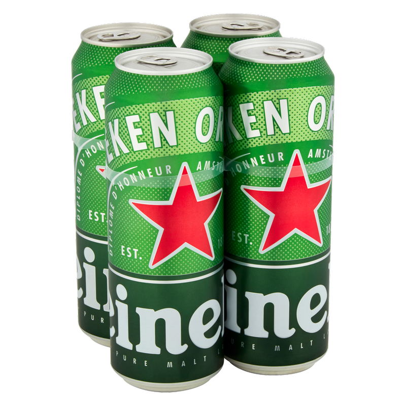 HEINEKEN PREMIUM LAGER 4x568ml CAN