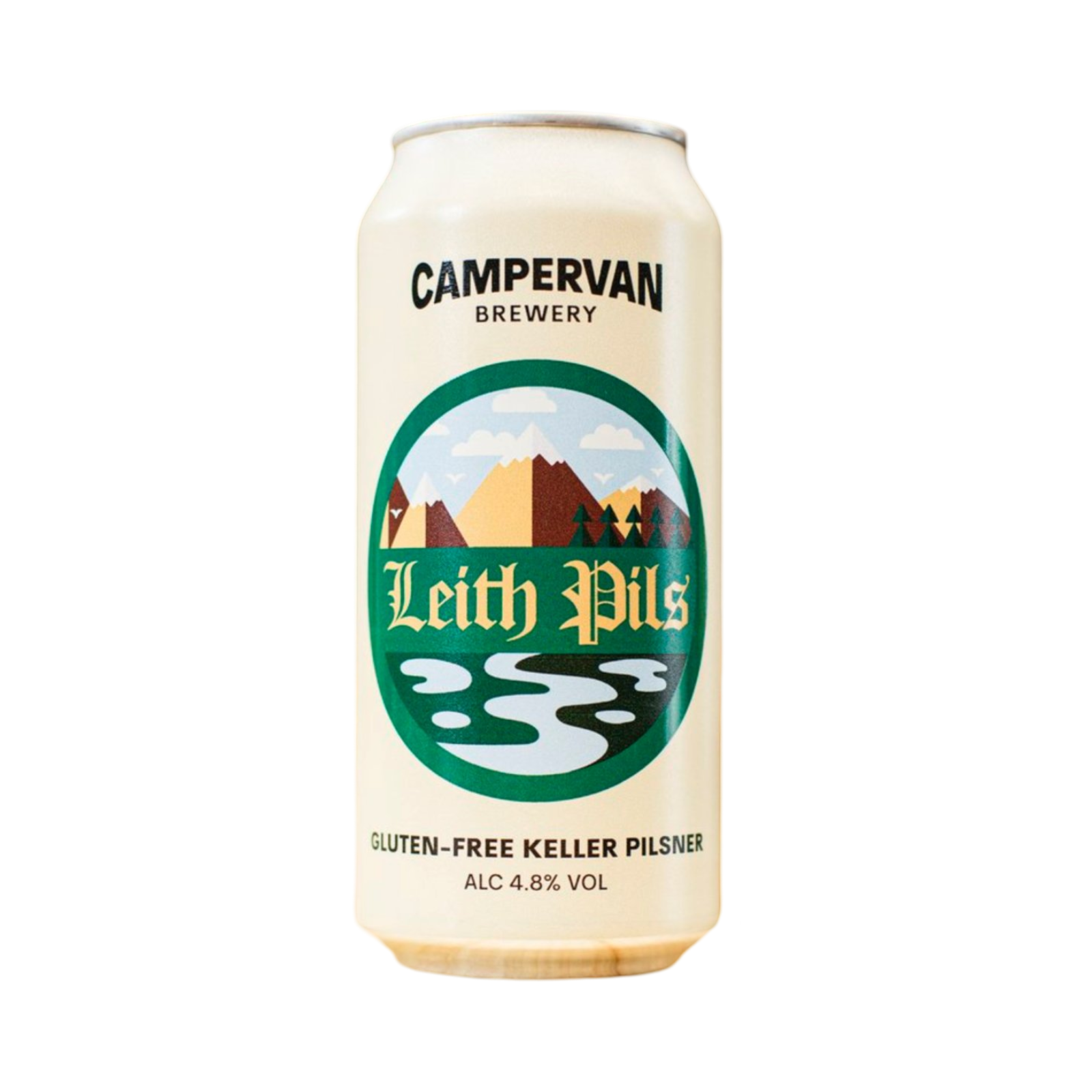 CAMPERVAN BREWERY LEITH PILS GLUTEN FREE KELLER PILSNER 440ml CAN