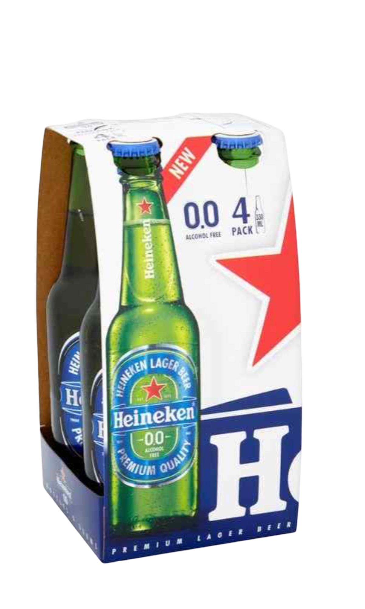 HEINEKEN PREMIUM LAGER  ALCOHOL FREE 4x330ml