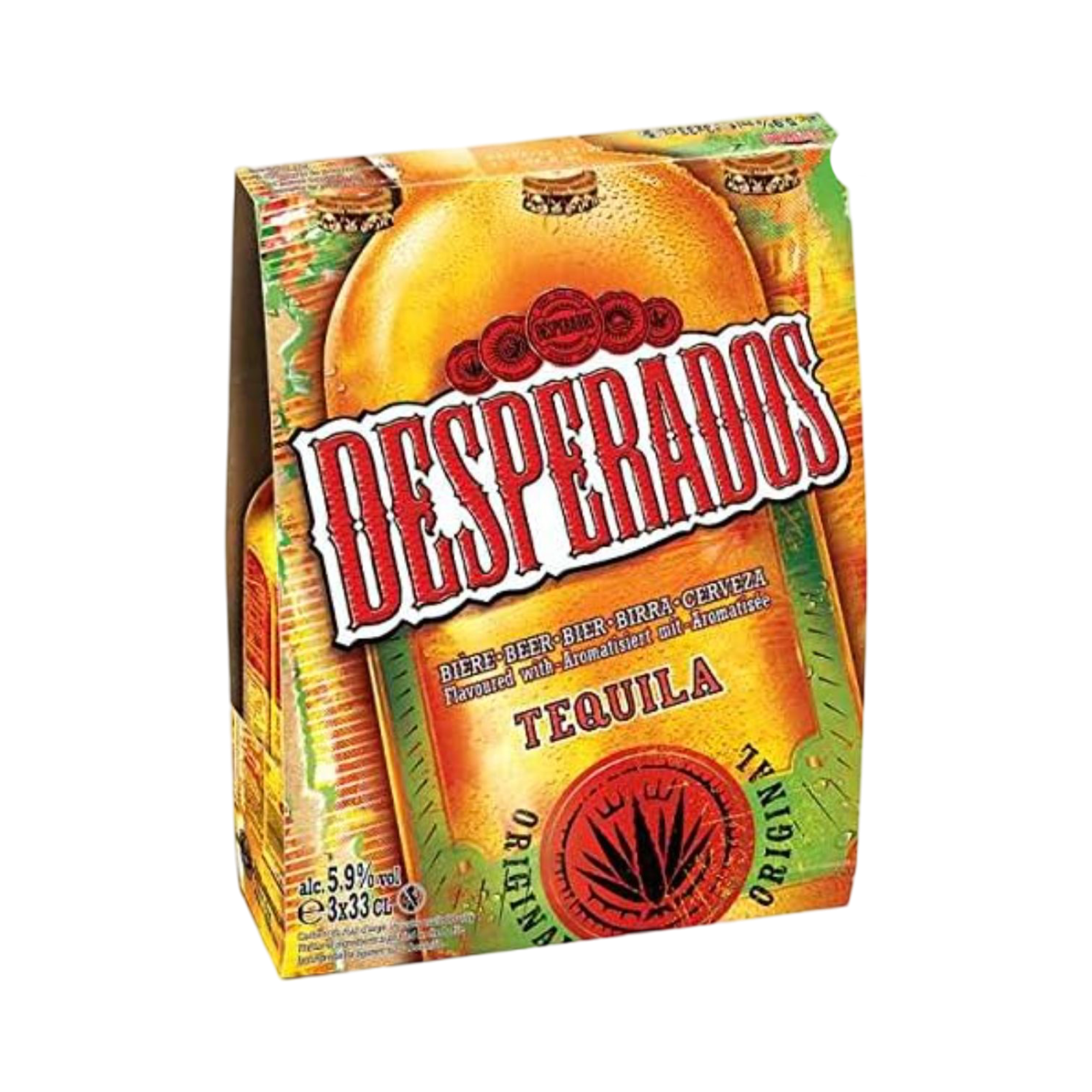 DESPERADO TEQUILA LAGER 3 x 330ml BOTTLES