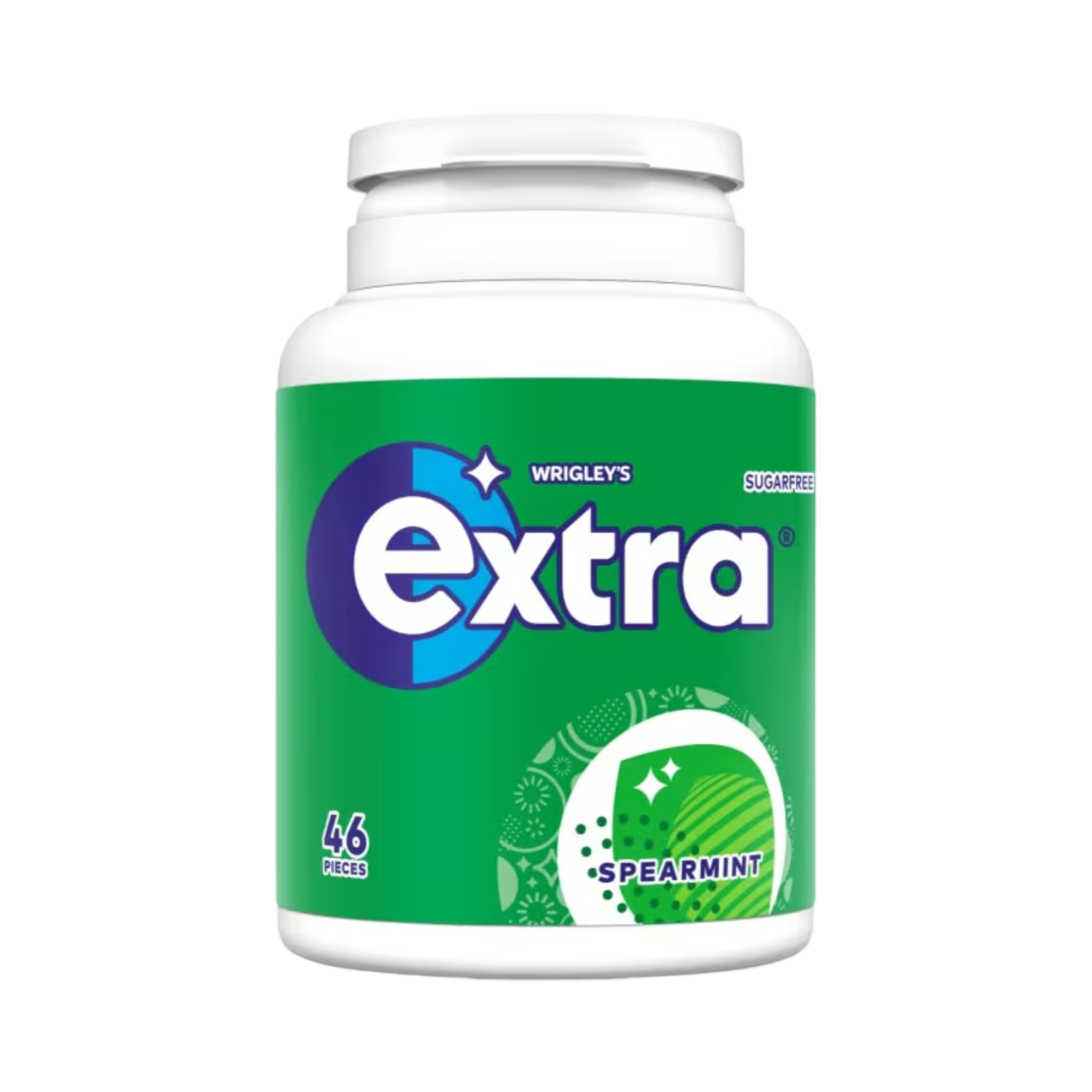 WRIGLEY'S EXTRA SPEARMINT SUGAR FREE GUM 46 PIECES  46g