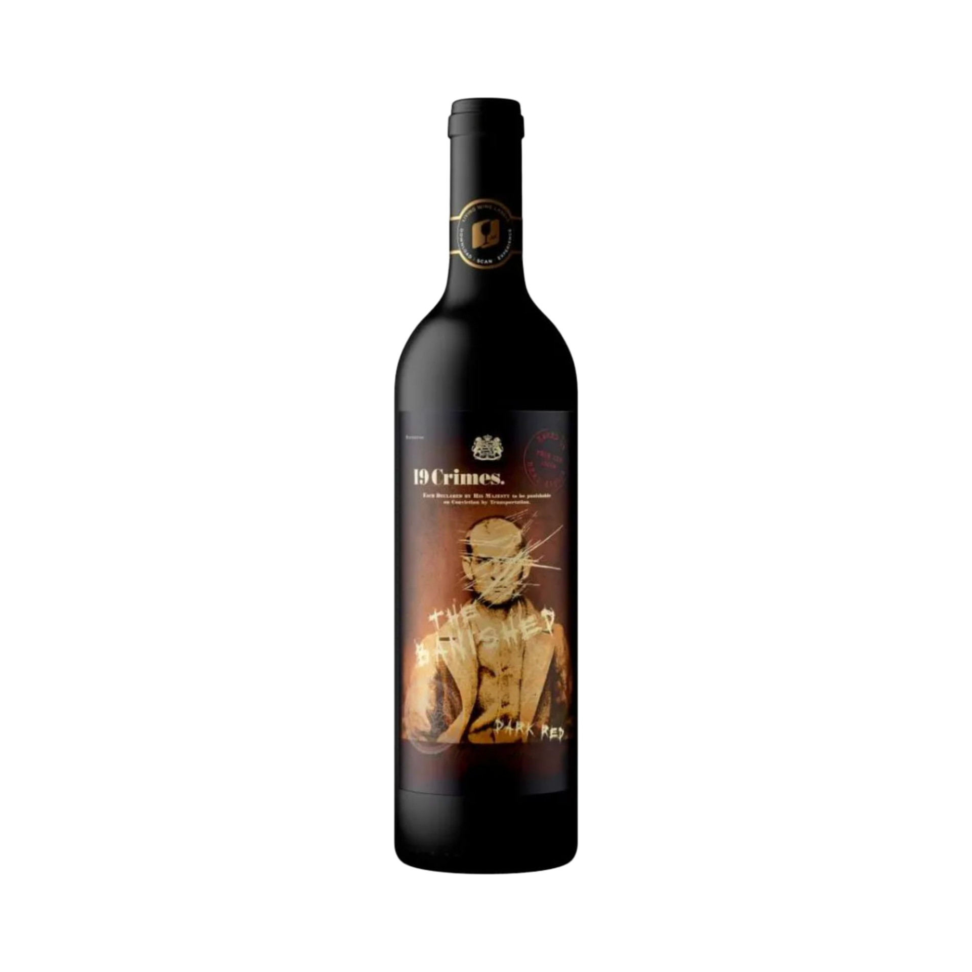 19 CRIMES THE BANISHED RED WINE 75cl BOTTLE