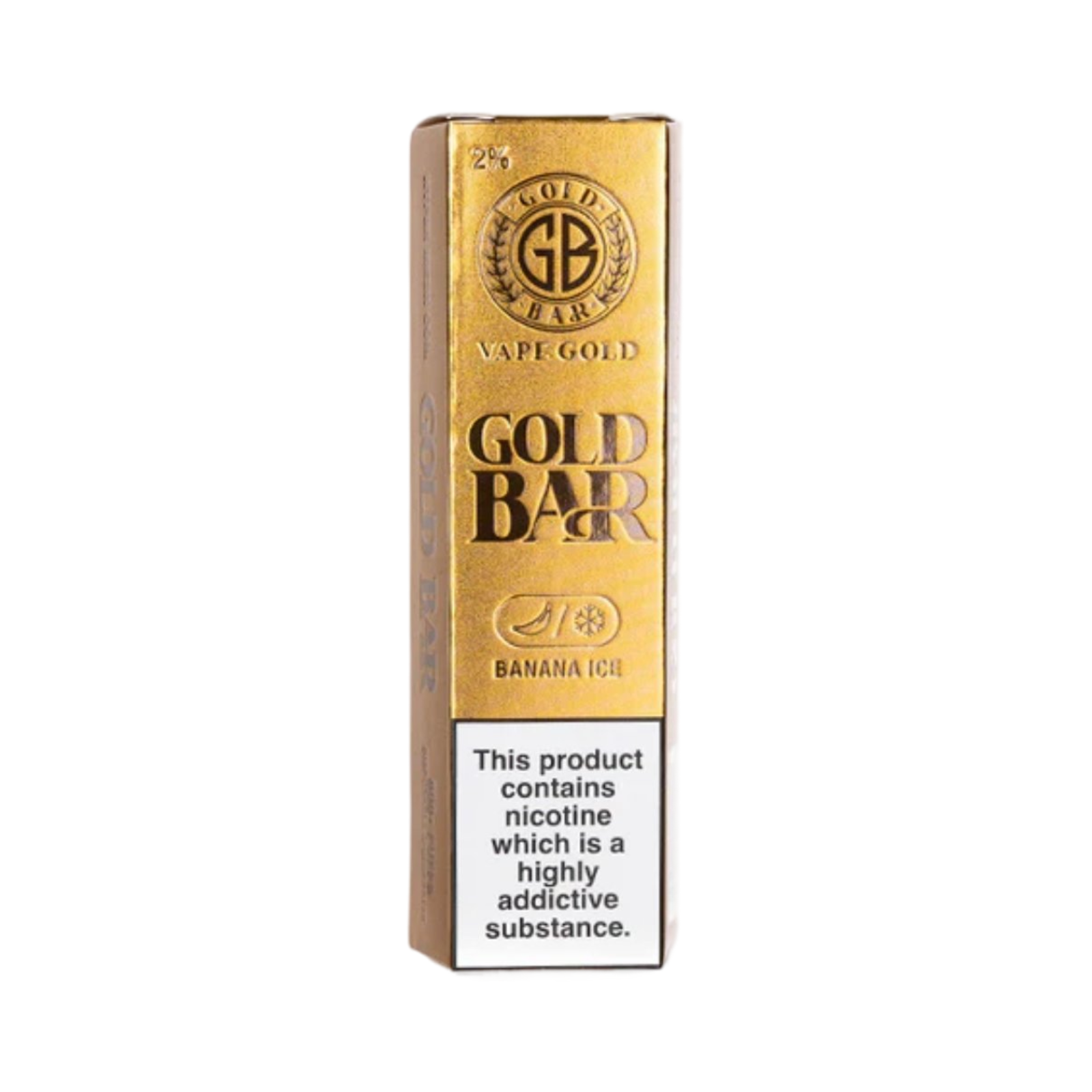 GOLD BAR BANANA ICE DISPOSABLE VAPE