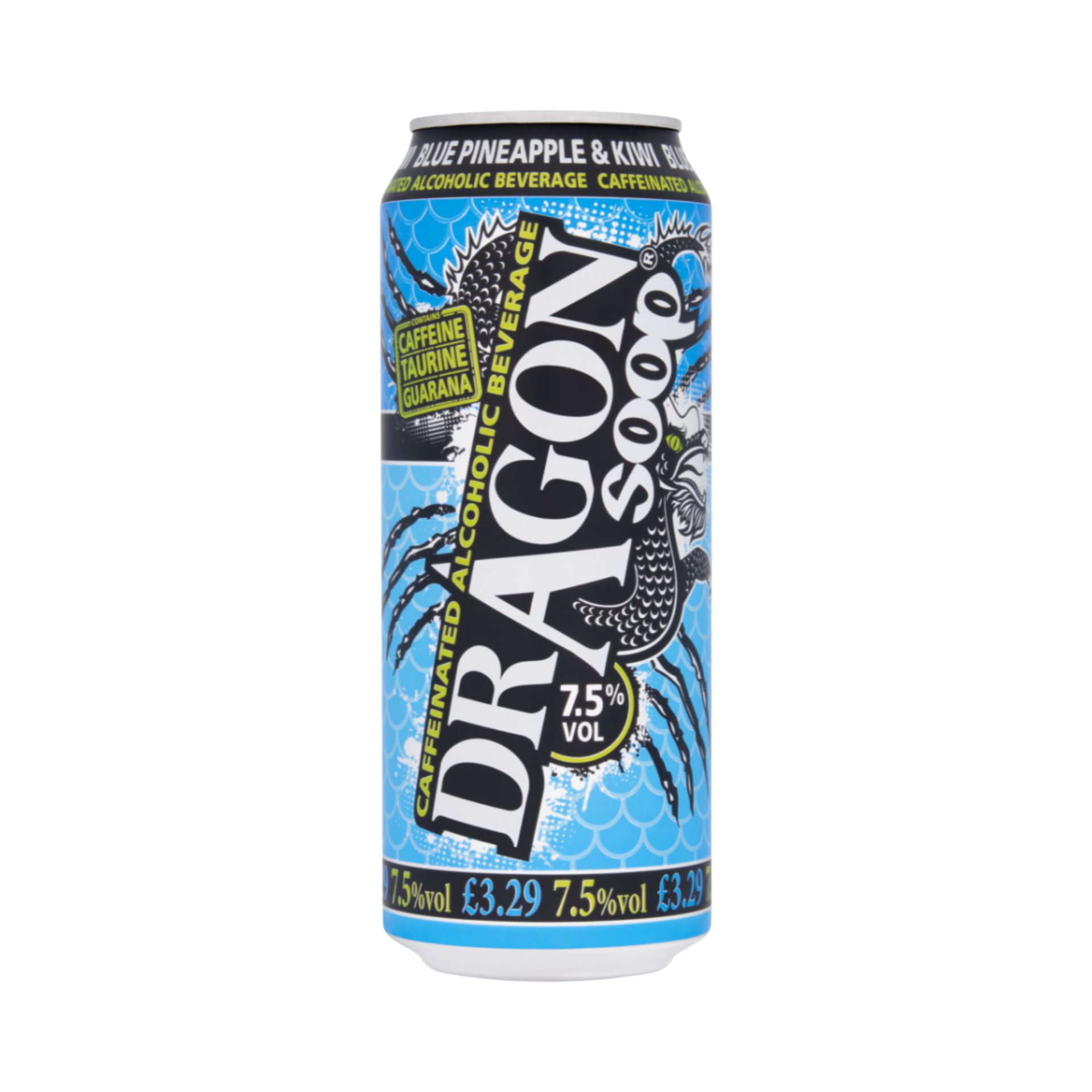 DRAGON SOOP BLUE PINEAPPLE & KIWI CAN