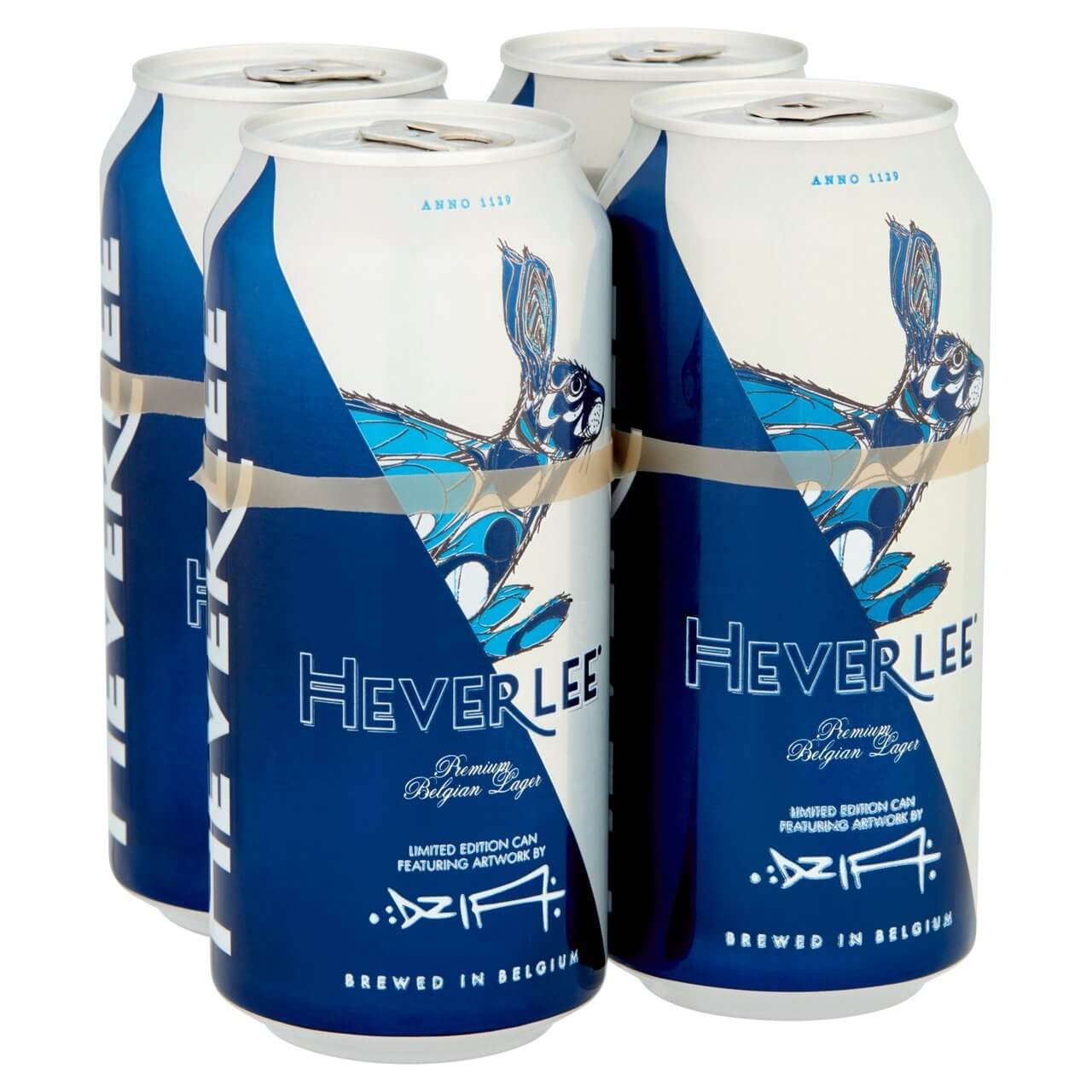 HEVERLEE BELGIUM LAGER 4x440ml CAN