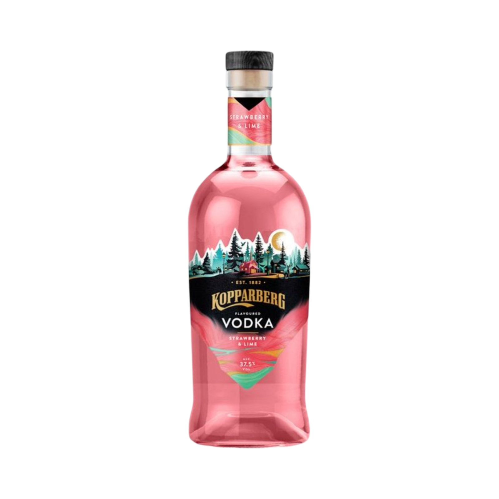 KOPPARBERG STRAWBERRY & LIME FLAVOUR VODKA 70cl BOTTLE