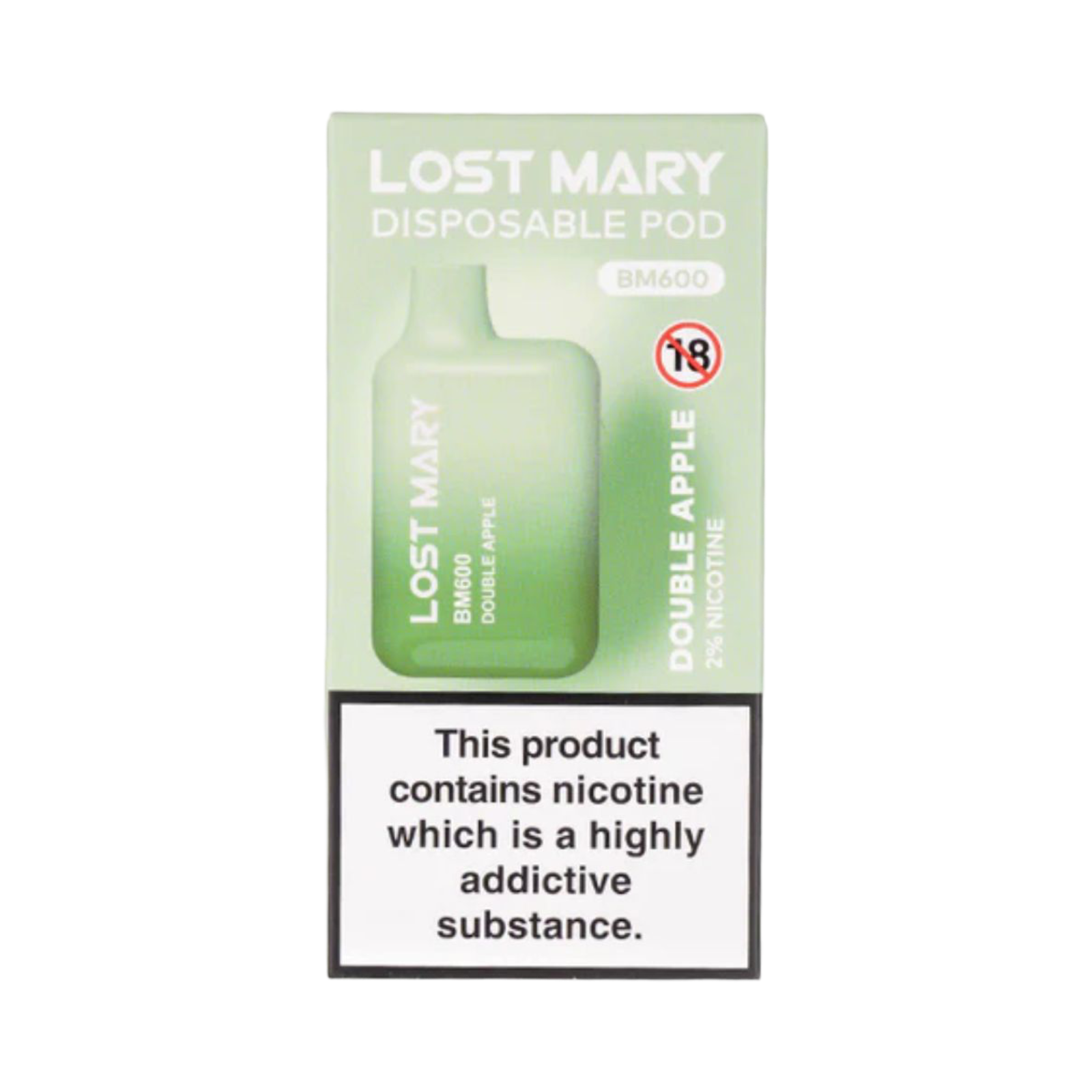 LOST MARY BM600 DOUBLE APPLE DISPOSABLE VAPE